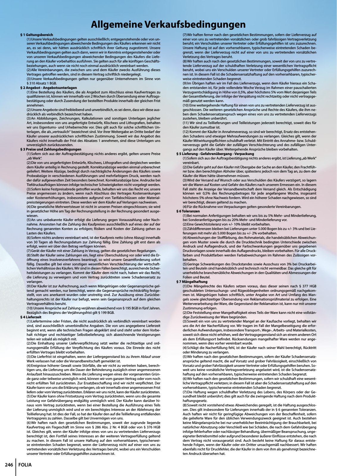 Vorschau Folia® Hauptkatalog 2013/2014 Seite 276