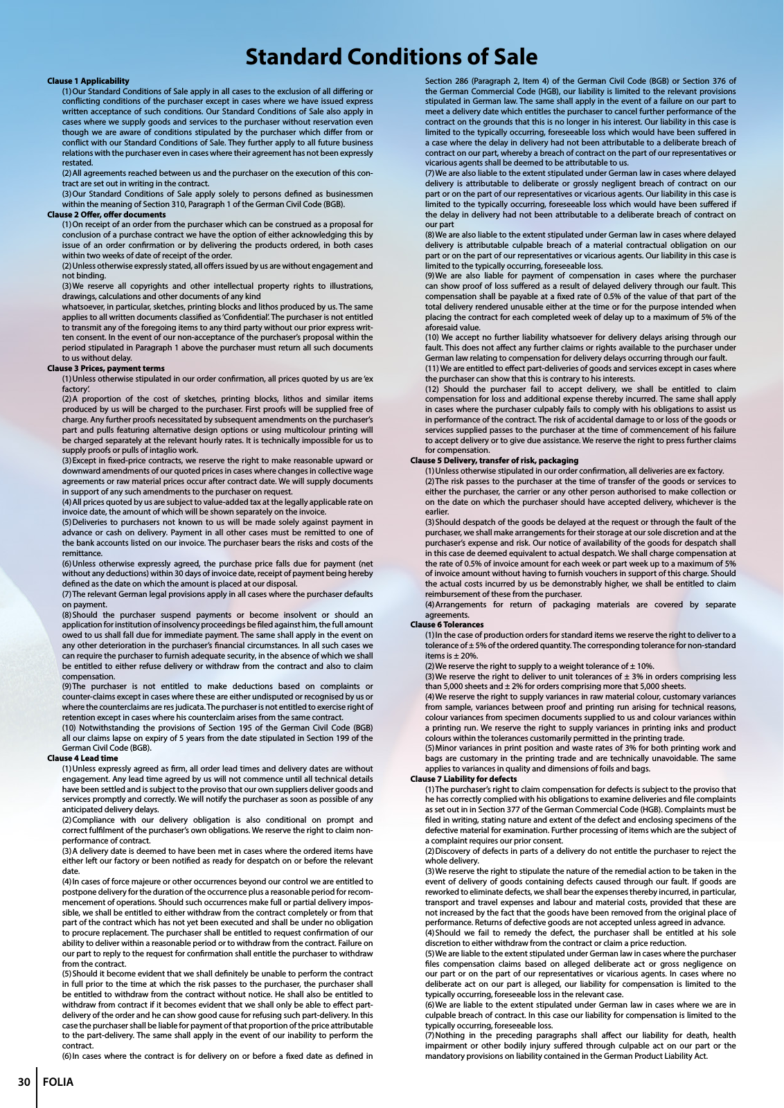 Vorschau Folia® Neuheitenkatalog 2014 Seite 32