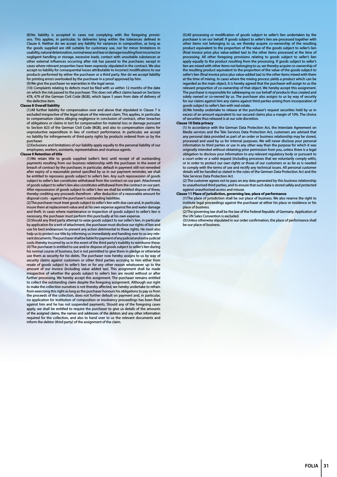 Vorschau folia® Neuheitenkatalog 2015 Seite 32