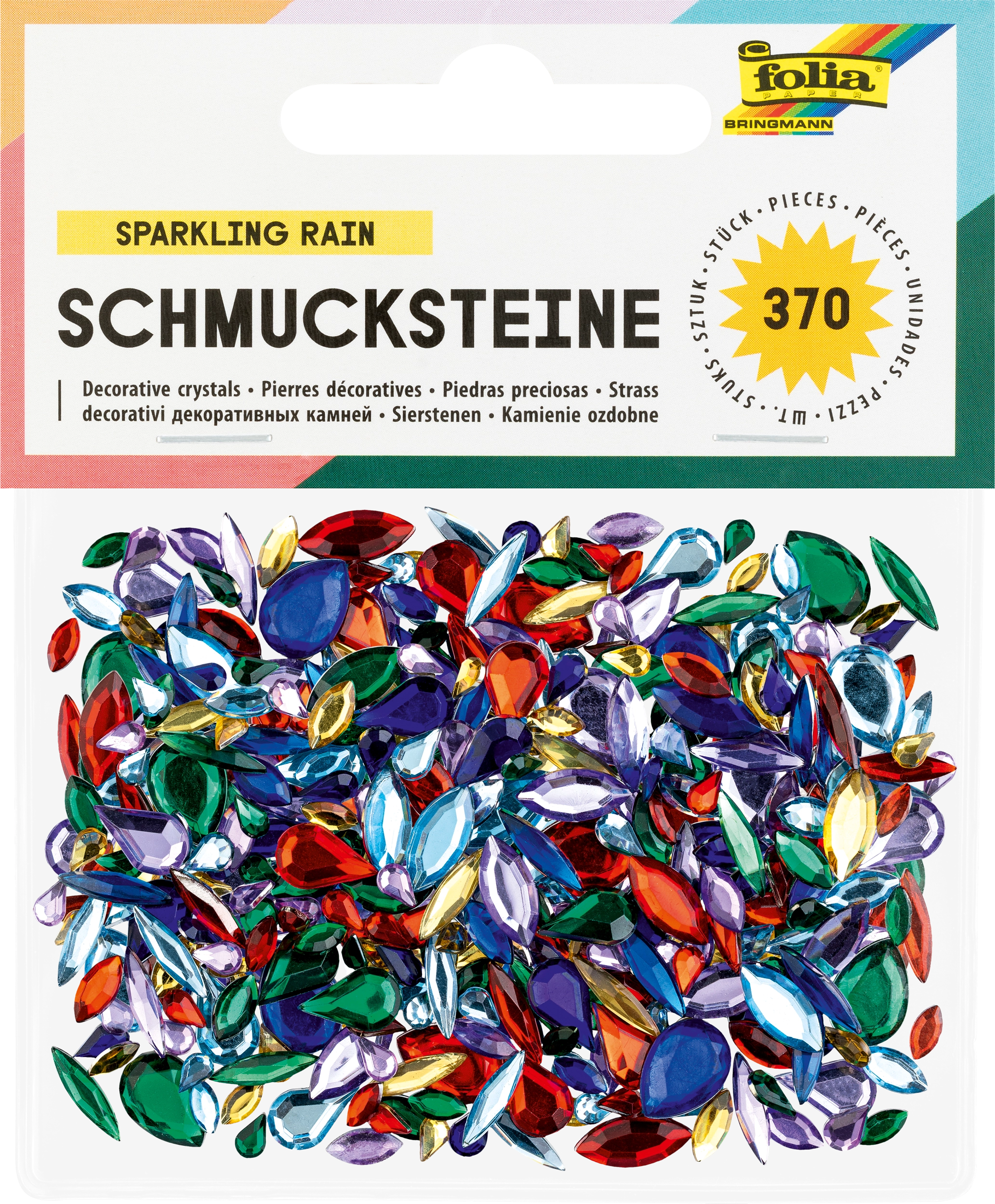 Schmucksteine, Sparkling Rain, 370 Stück