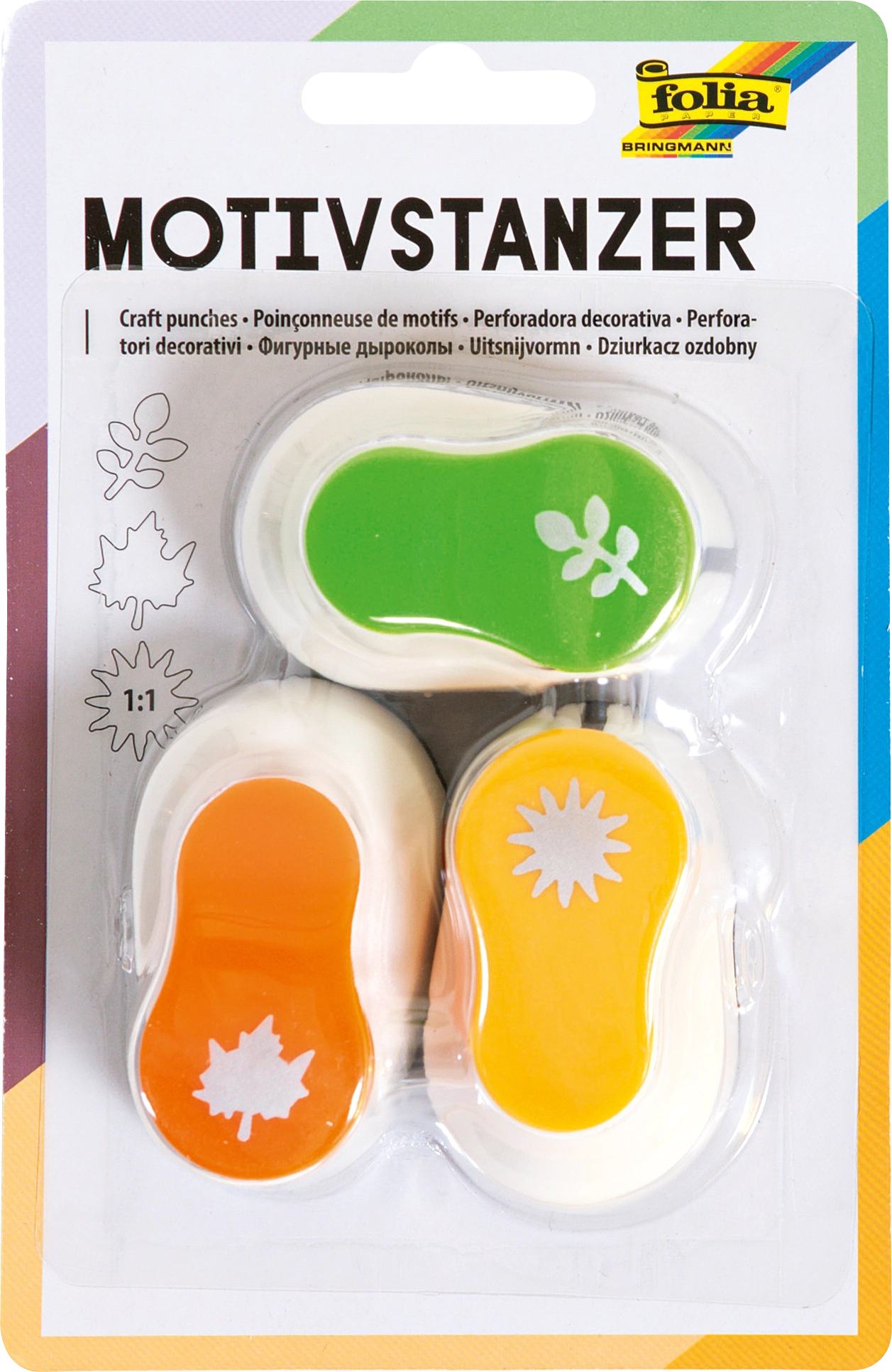 Craft Punches, All Year 3, Size M, 3 pieces