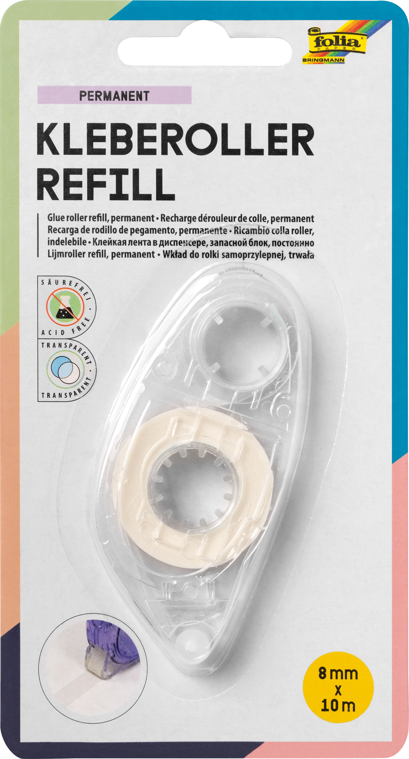 Kleberoller Nachfüllpack, Permanent, 1 Stück