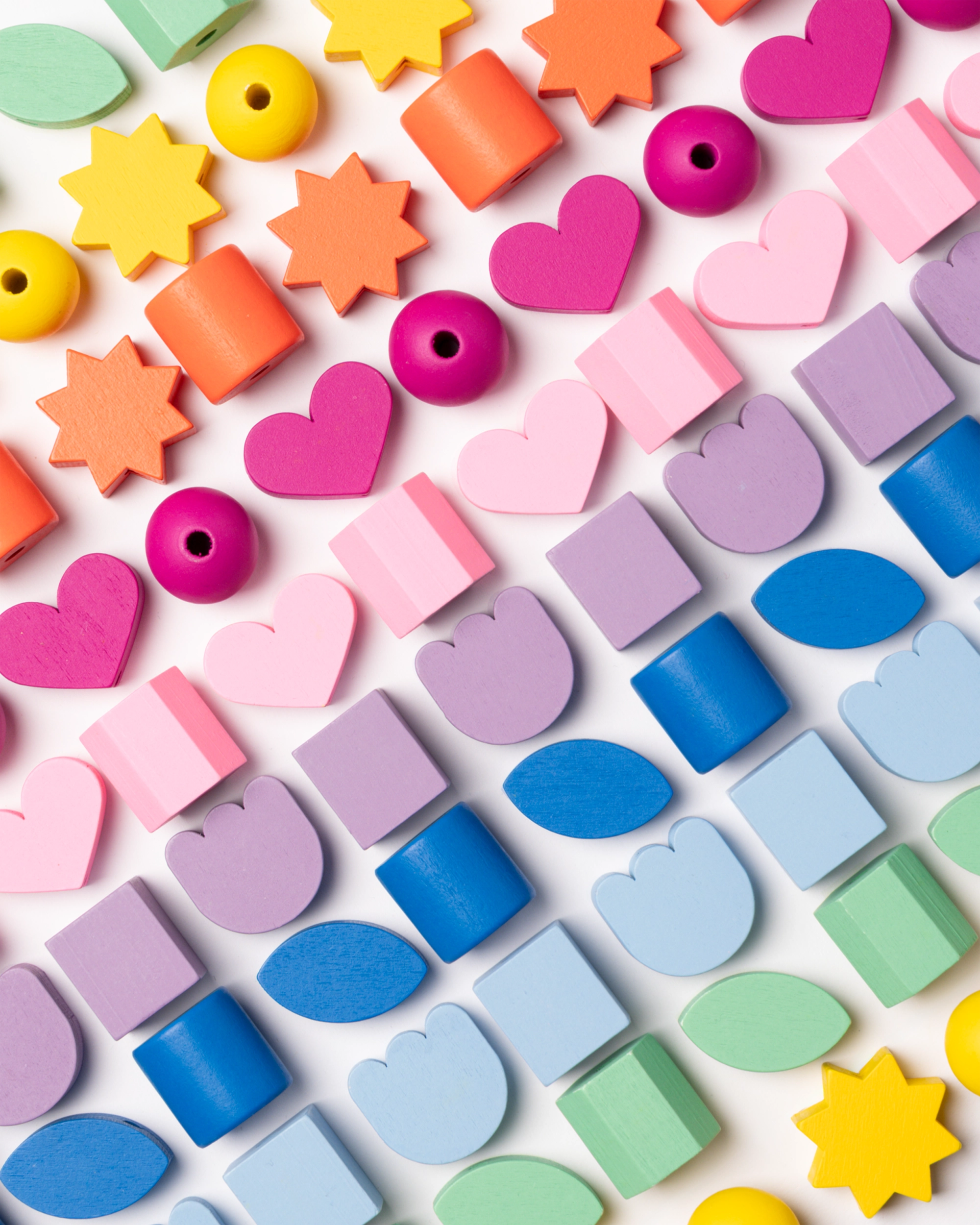 Holzperlen XXL BASIC SHAPES Jumbo