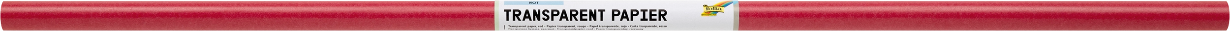 Transparentpapier , Rot, 70 x 100 cm, 42 g/m², 20 Rollen