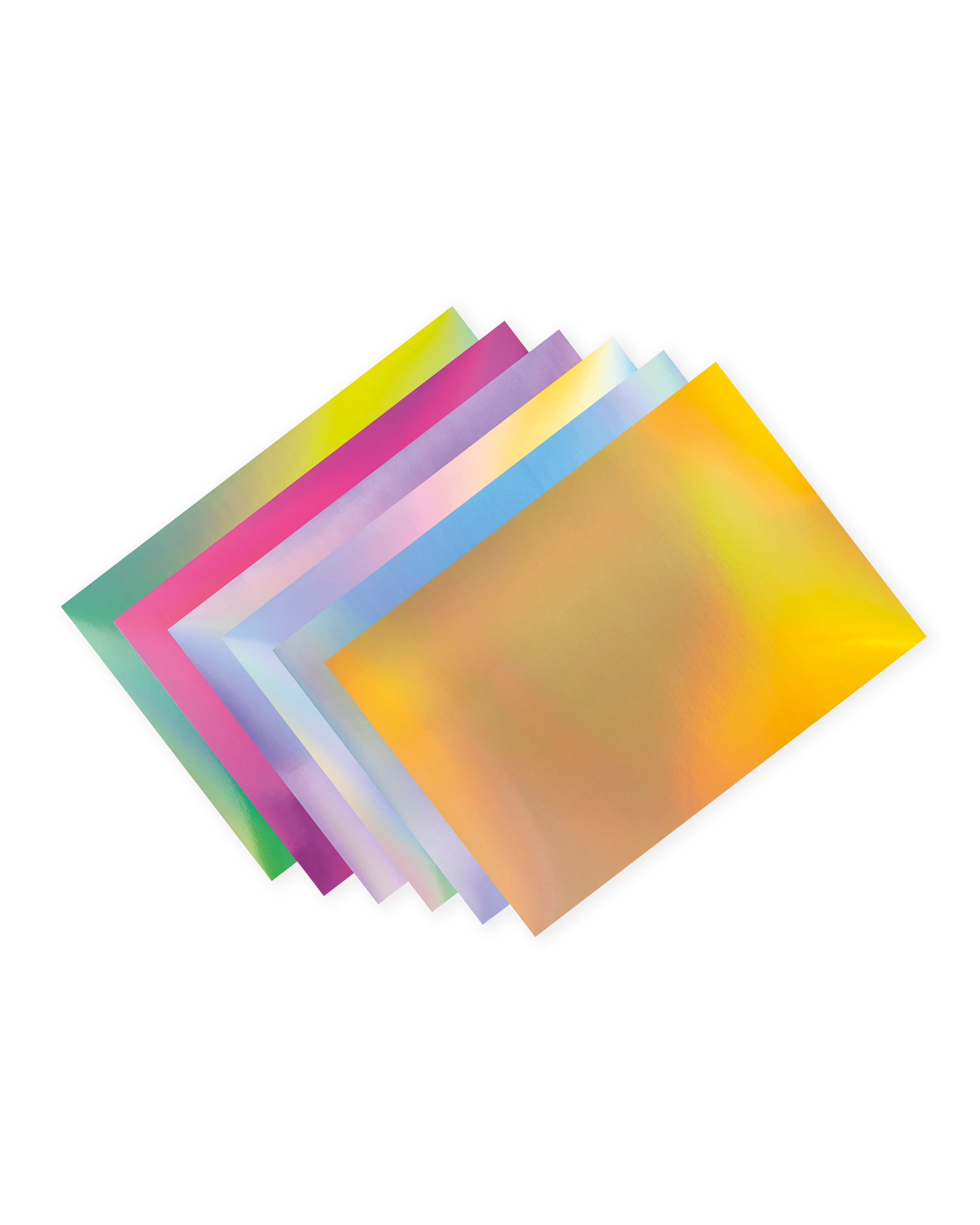 Magic Rainbow Cardboard, Coloured Mix, Iridescent, 50 x 70 cm, 250 g/m², 10 sheets, with individual EAN labeling