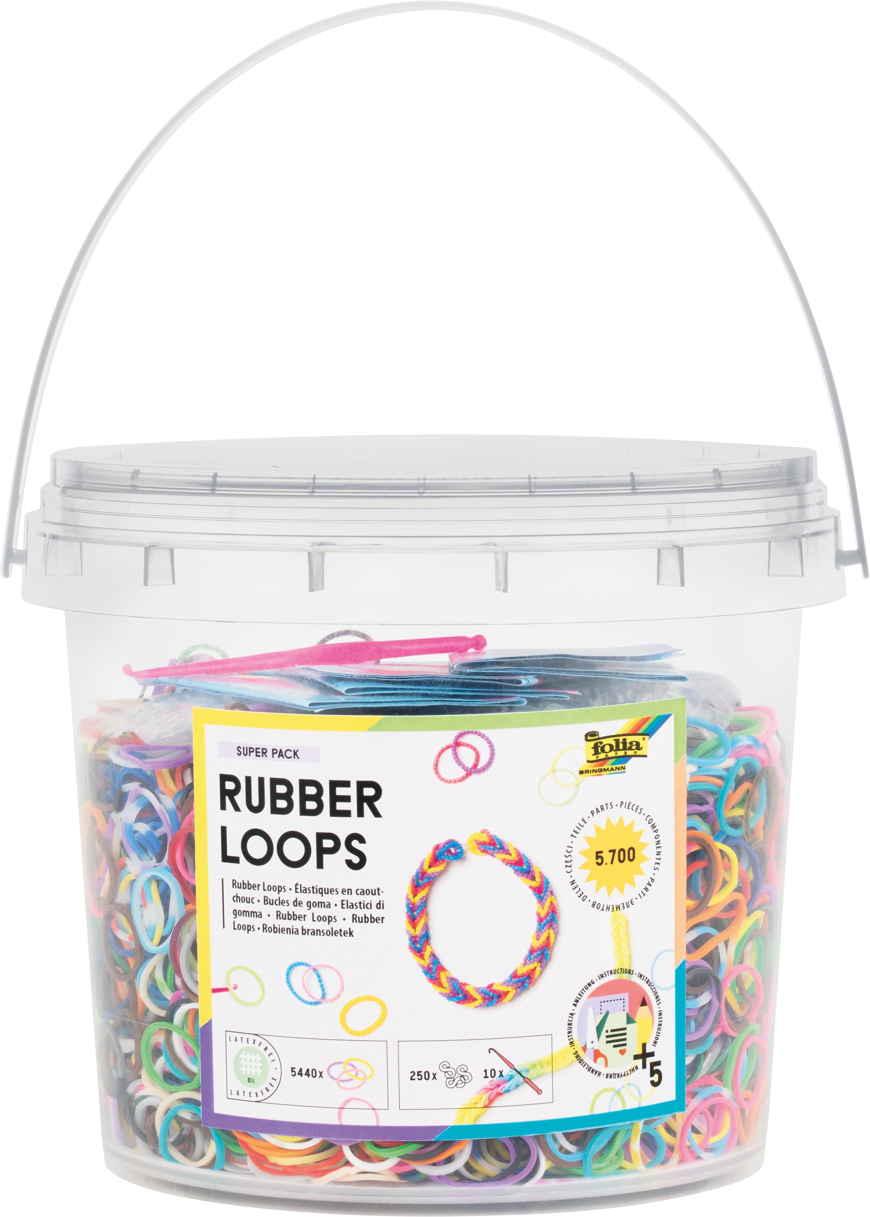 Securing Rubber Loop Rubber Loops, Super pack, 5700 parts | 33029