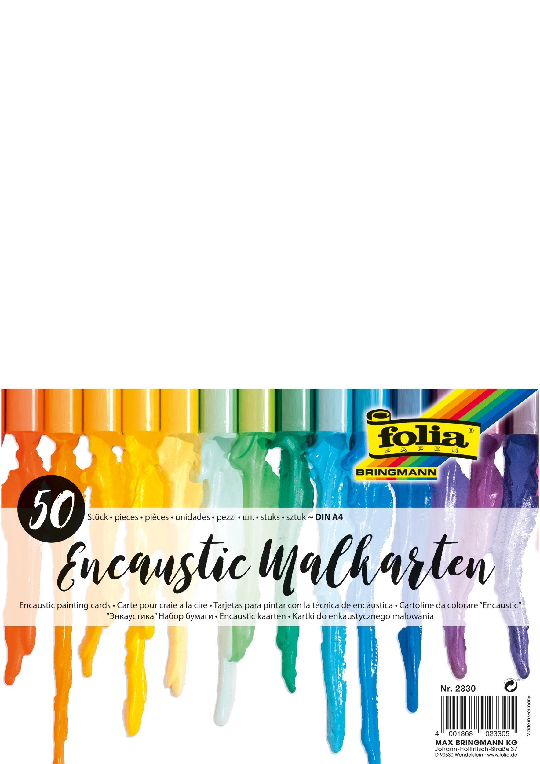 Encaustic-Malkarten, DIN A4, 300 g/m², 50 Blatt, 1 Pack