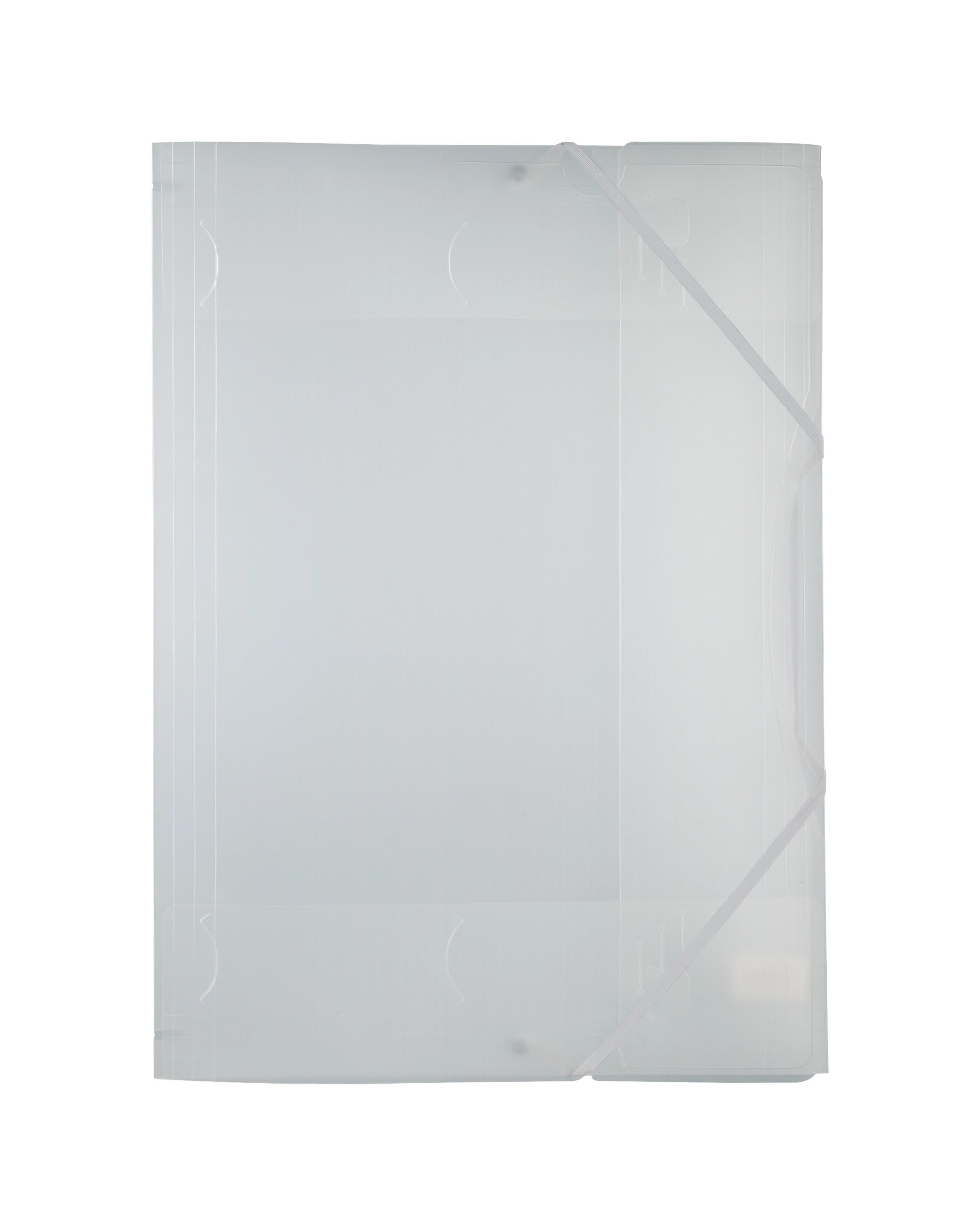 Kunststoff-Sammelmappe, Weiß, Transparent, DIN A3, 1 Stück, mit Einzel-EAN