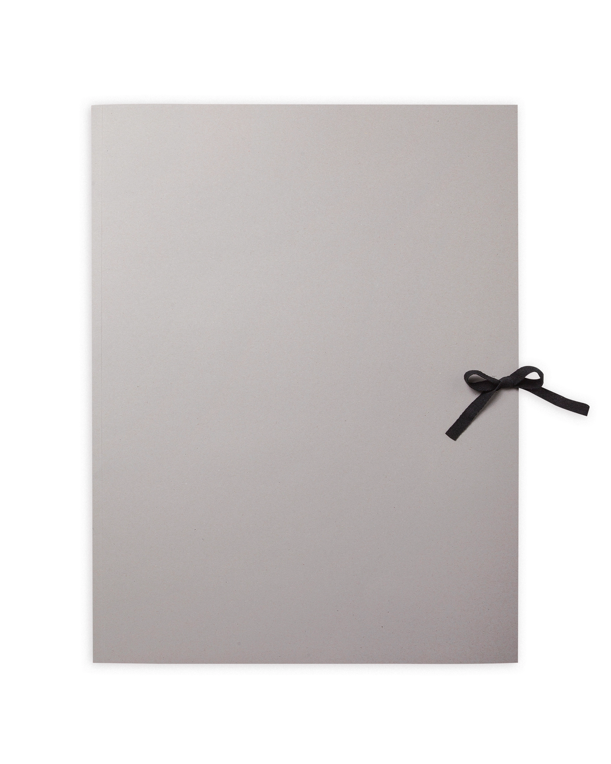 Folder, Grey Board with Black Ribbon, 50 x 70 cm, 1 piece