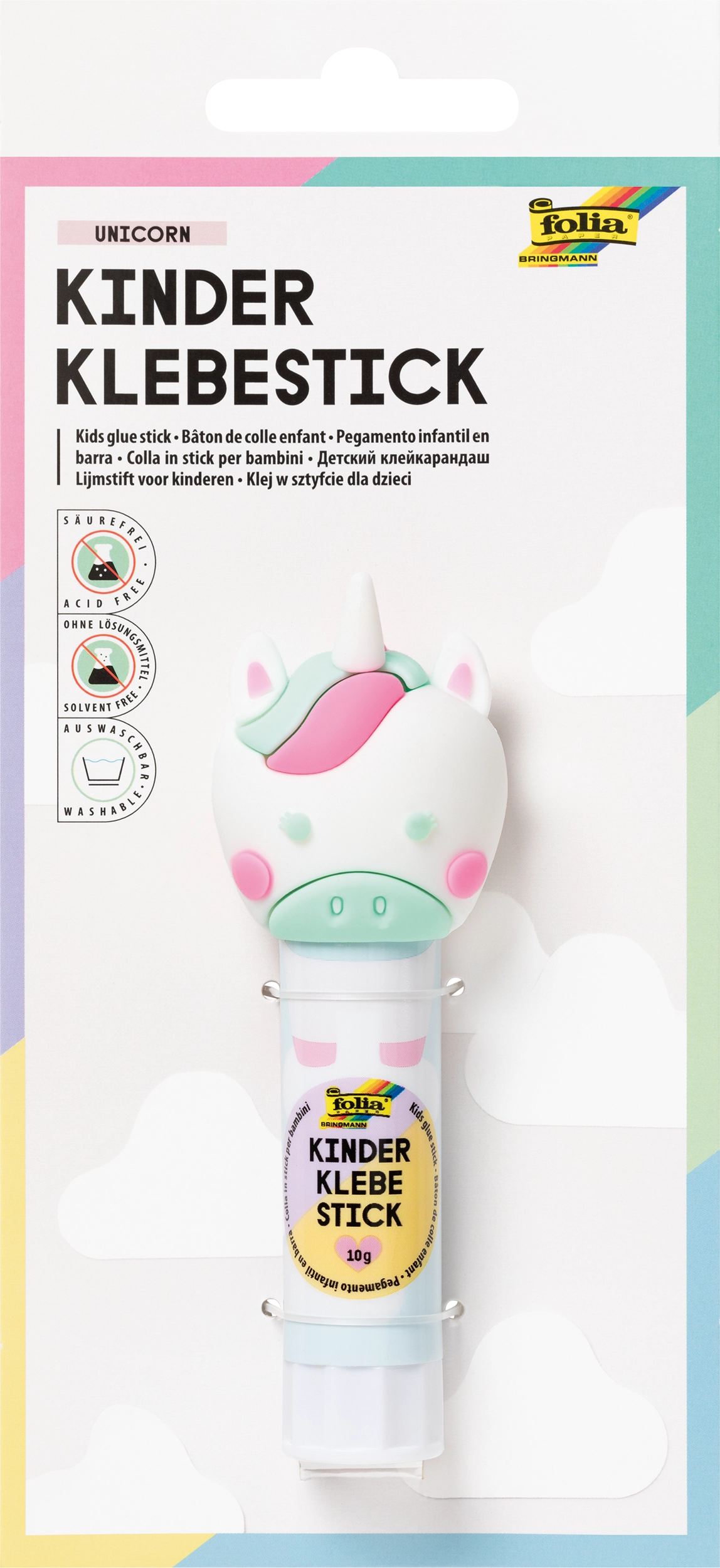 Kinder Klebestick, Einhorn, 10 g, 1 Stück