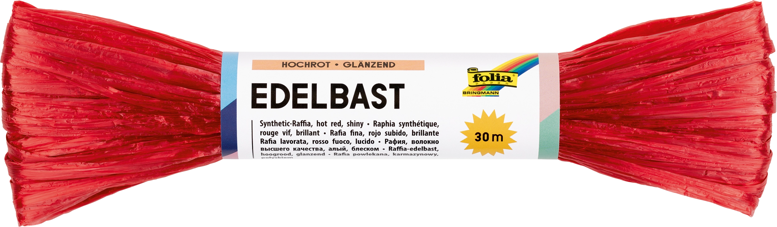 Edelbast, Hochrot, 1 Stück