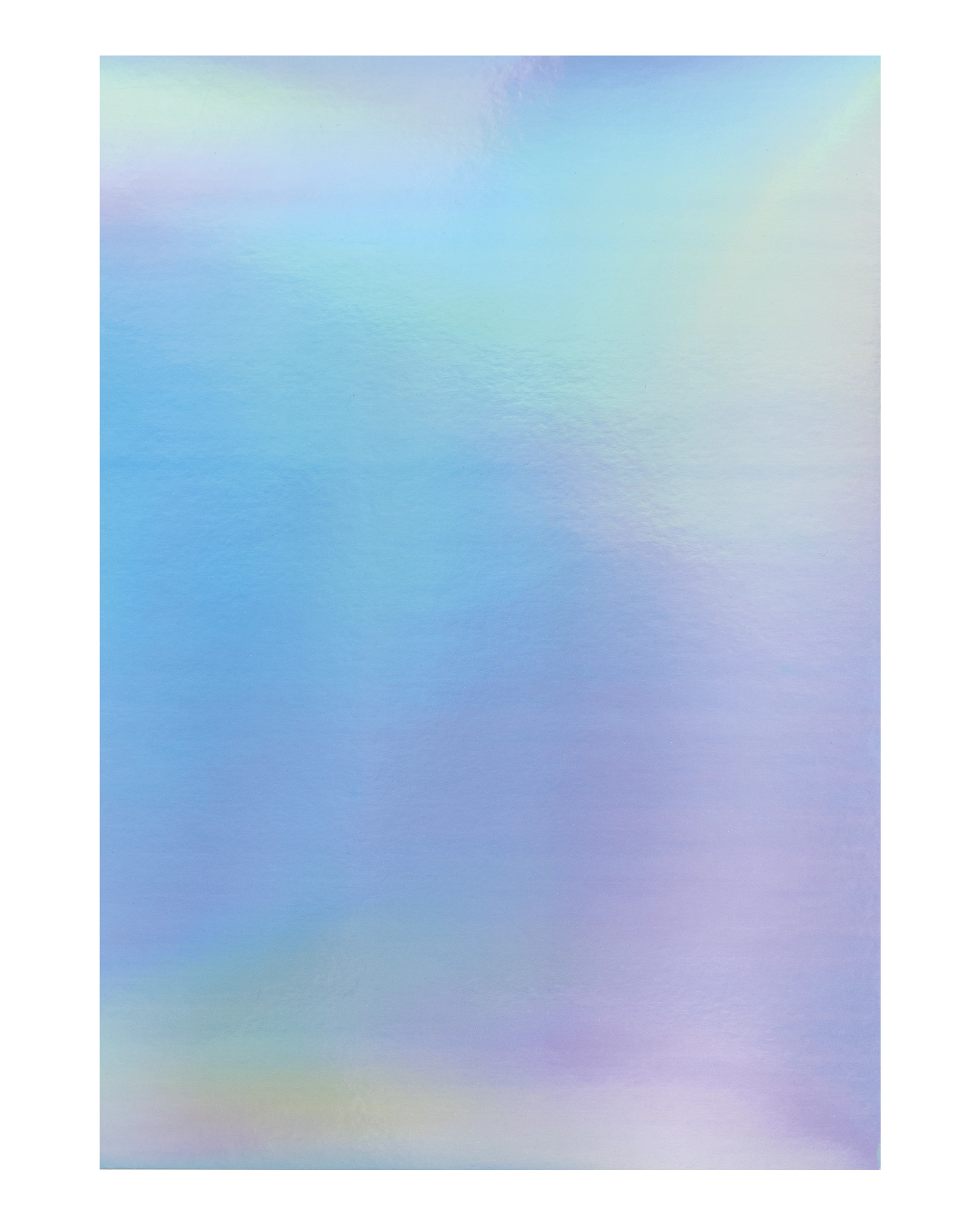 Magic Rainbow Card, Light Blue, Iridescent, 50 x 70 cm, 250 g/m², 10 sheets, with individual EAN labeling