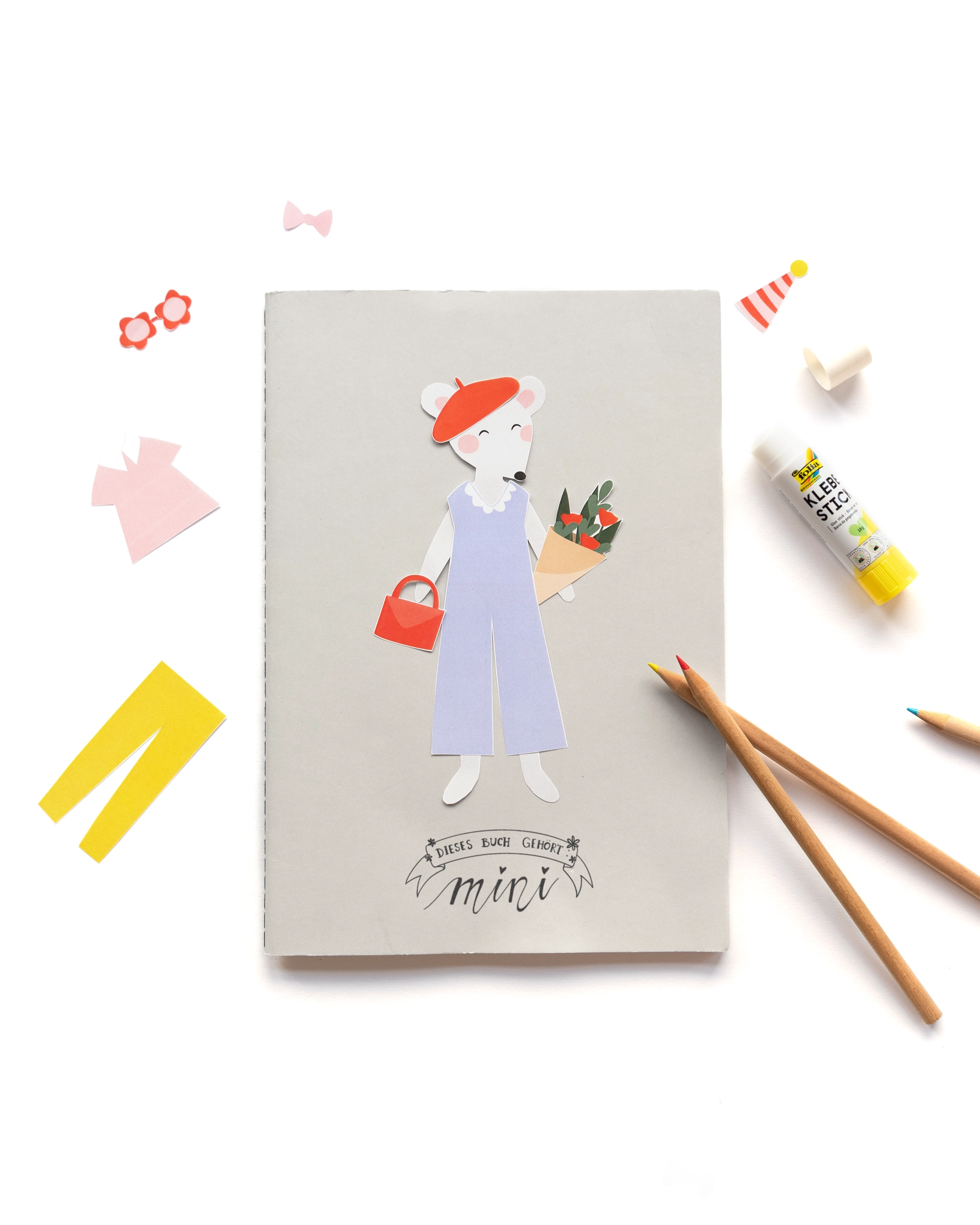 DIY Papier Anziehpuppe