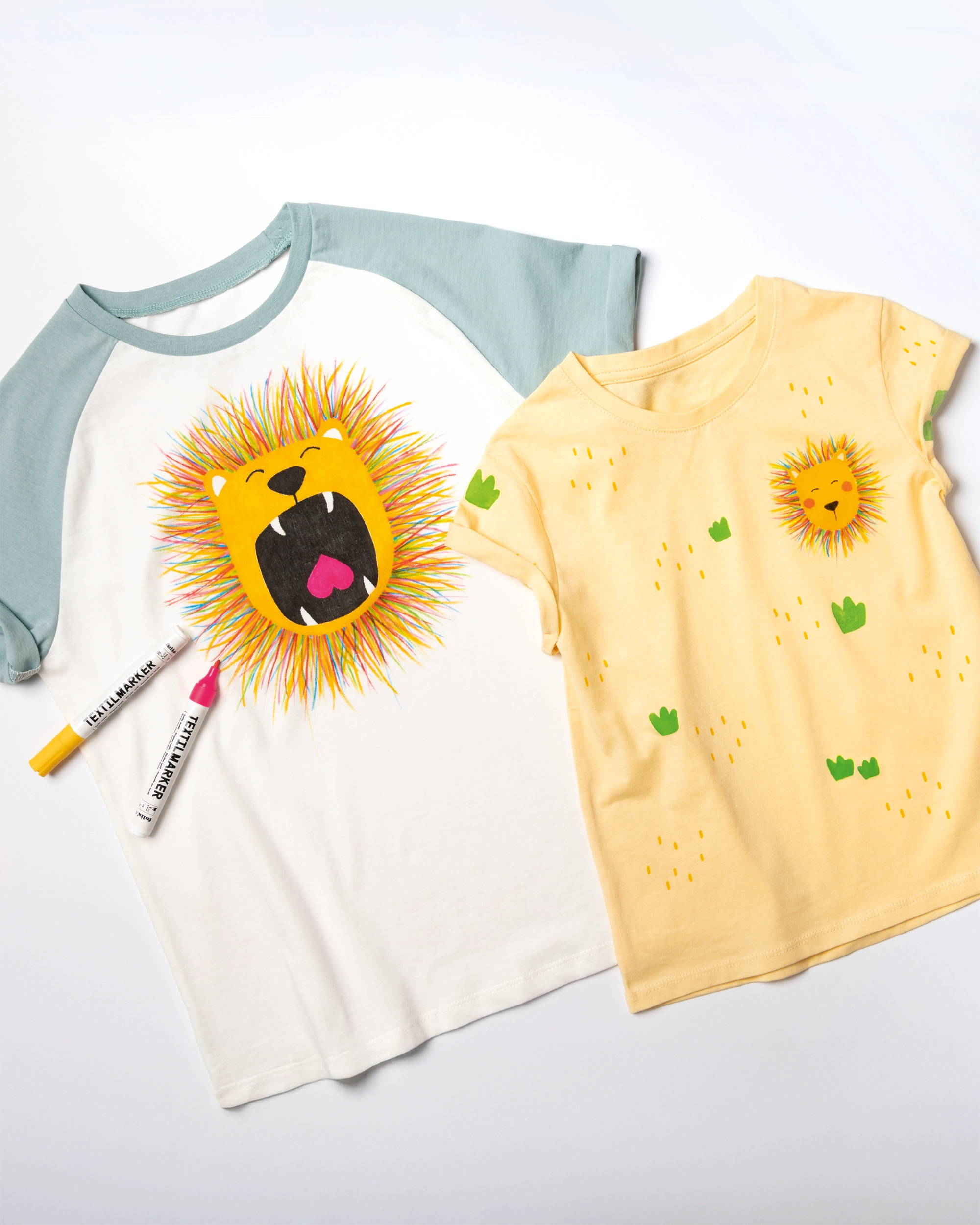 Mal deine Kleidung bunt