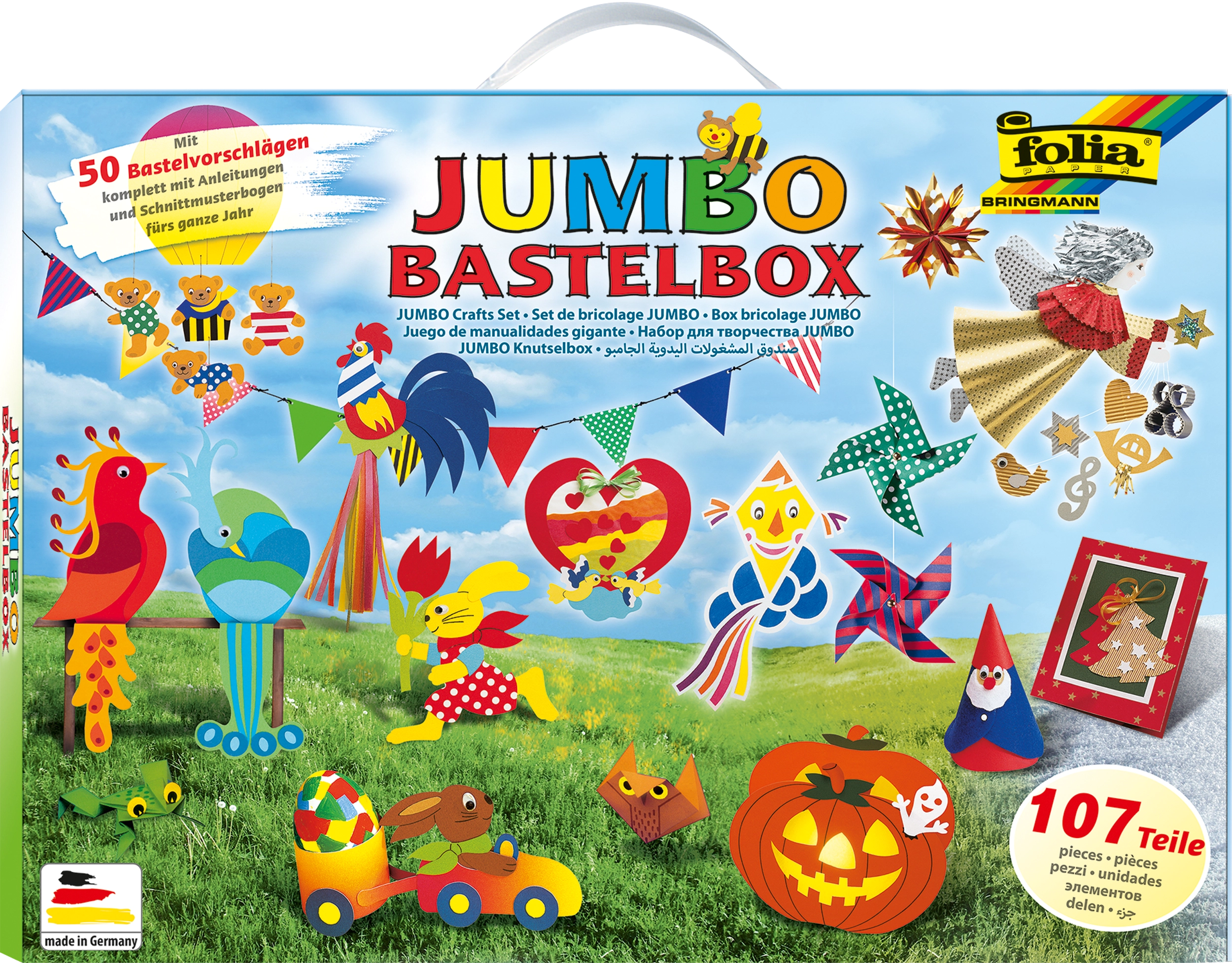 Bastel-Koffer JUMBO, Ganzjahr, 107 Teile