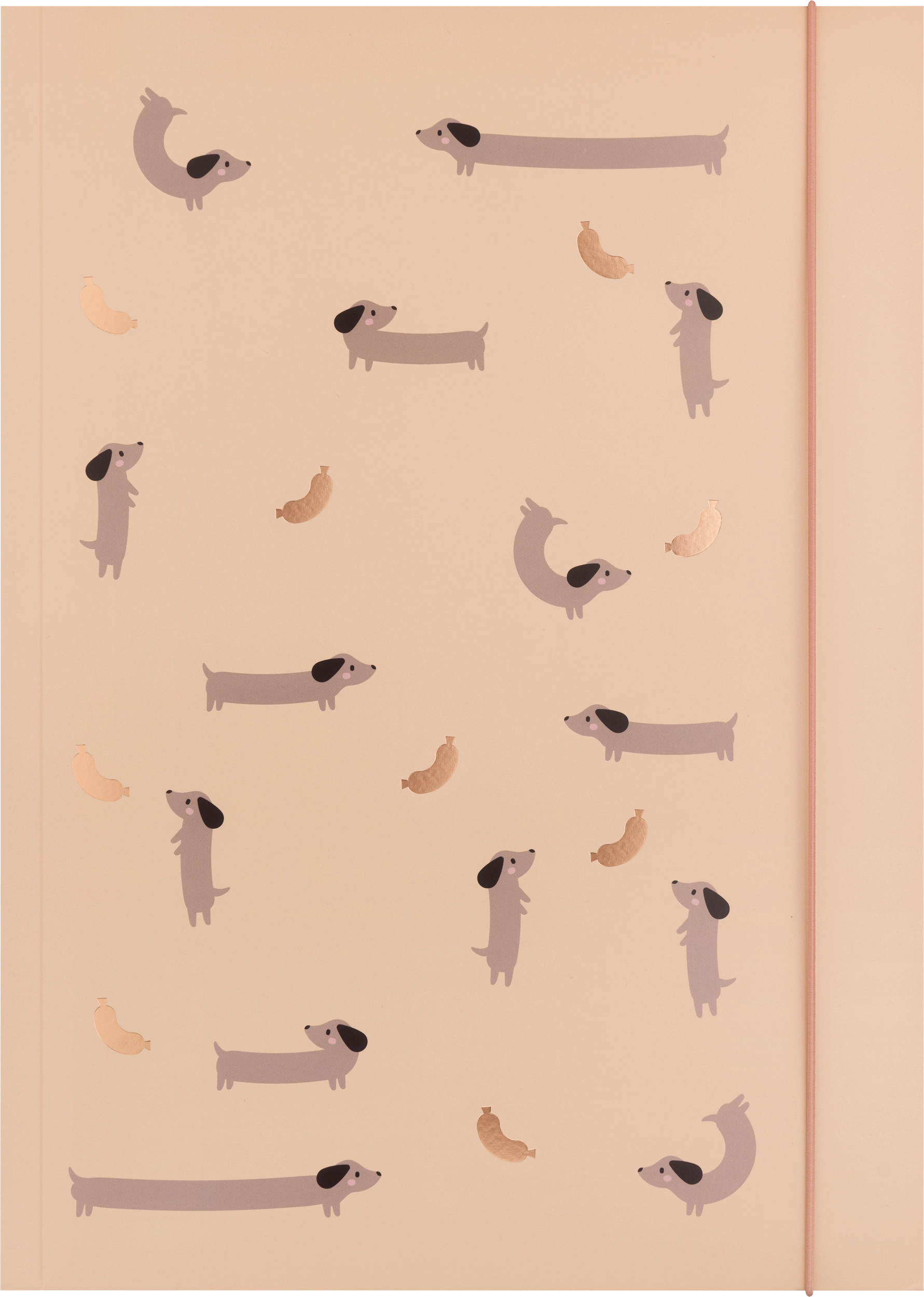 Folders, It's Me Sausage with Elastic Band, DIN A3, 5 pieces