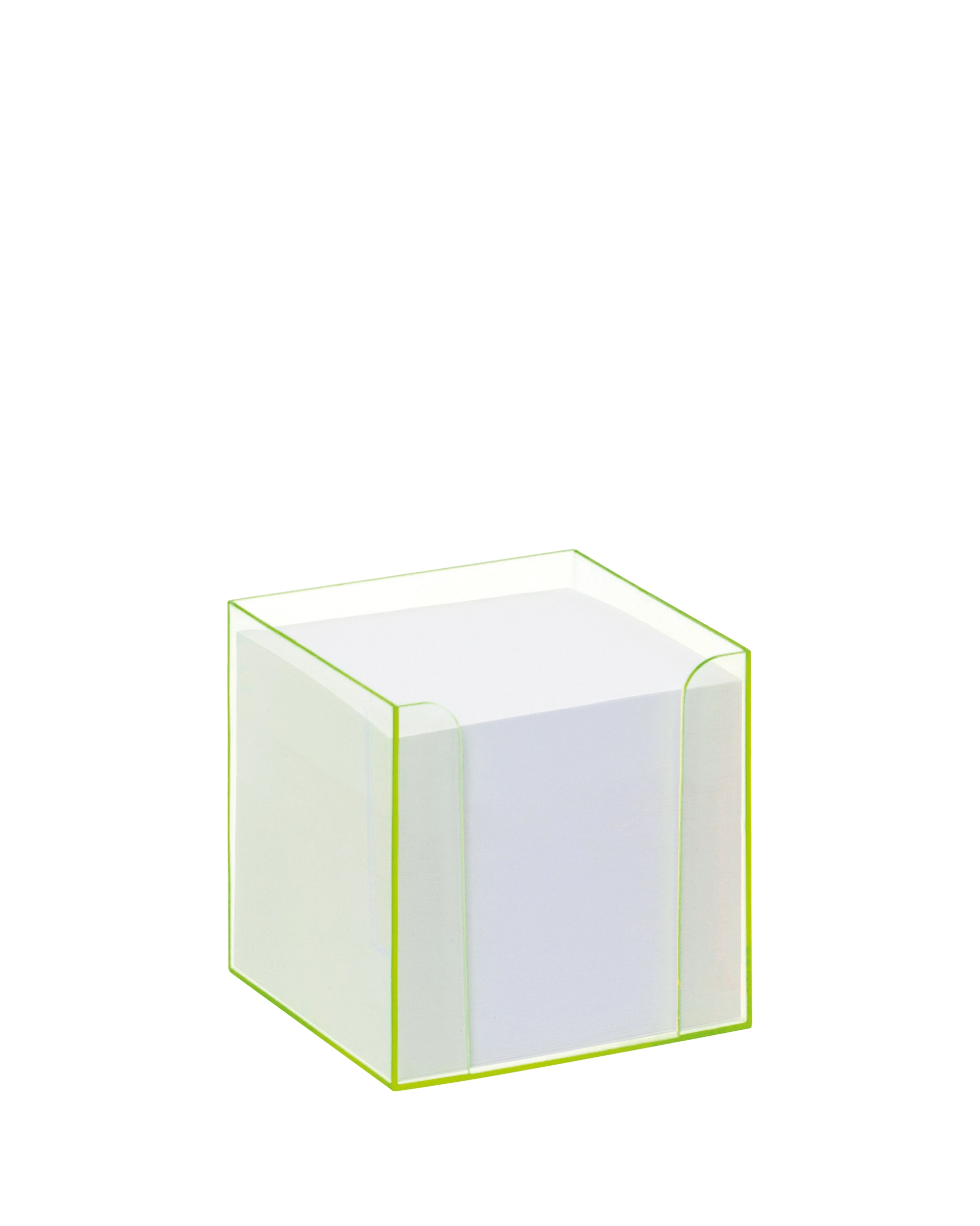 Notizbox Luxbox, Grün, 9 x 9 cm, 800 Blatt