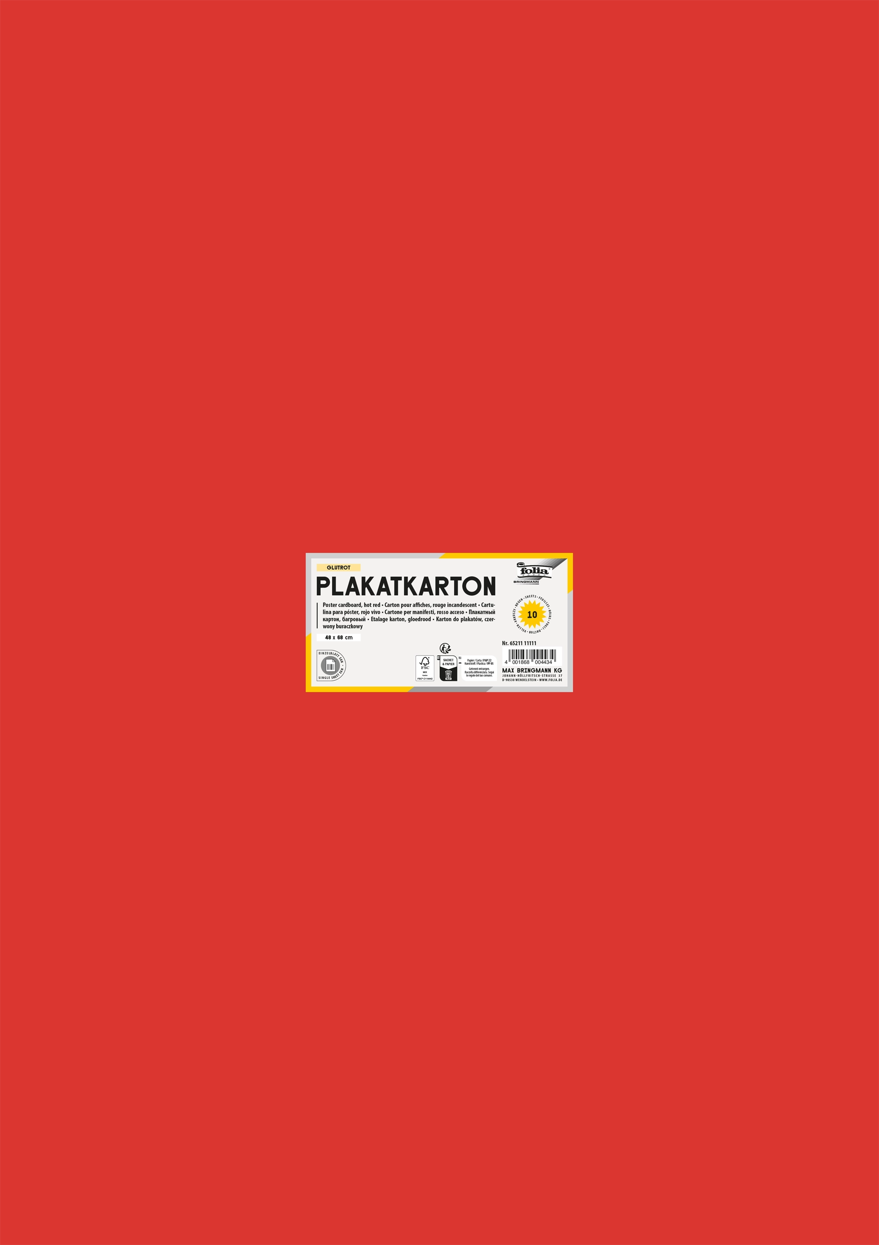 Plakatkarton, Glutrot