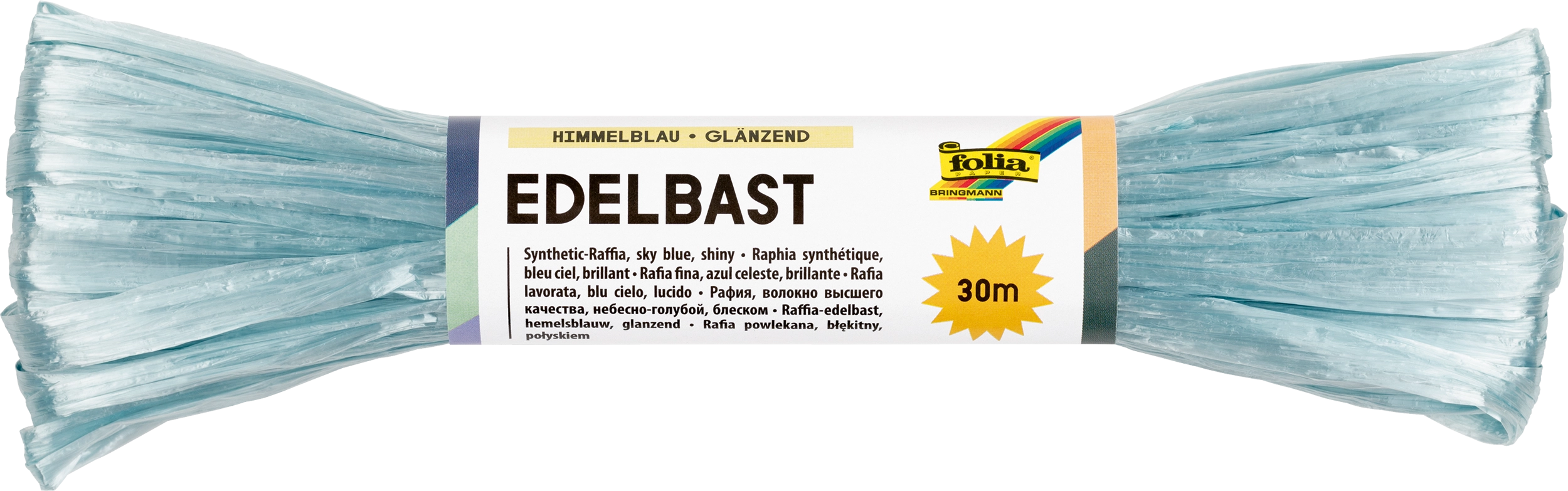 Edelbast, Himmelblau, 1 Stück