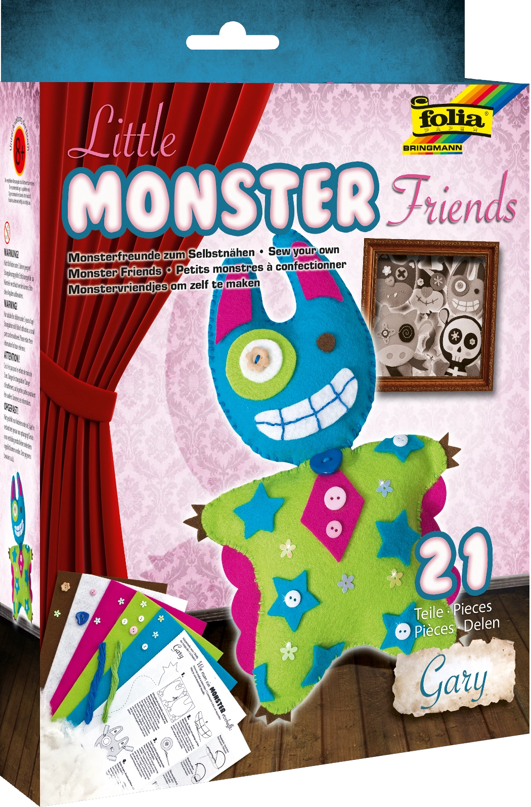 Little Monster Friends, Gary, 21 Teile