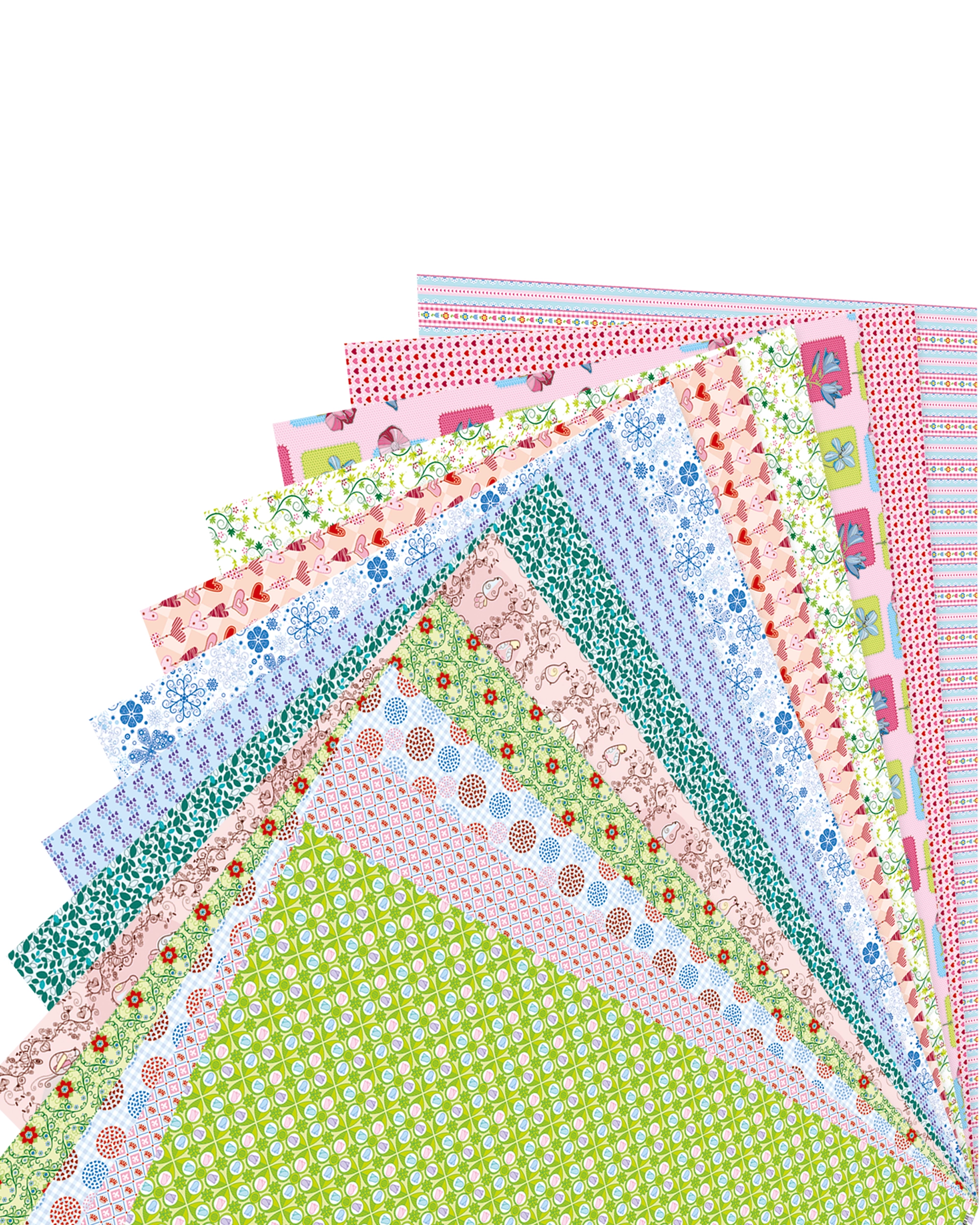 Motif Cardboard , Romantic, 50 x 70 cm, 270 g/m², 13 sheets