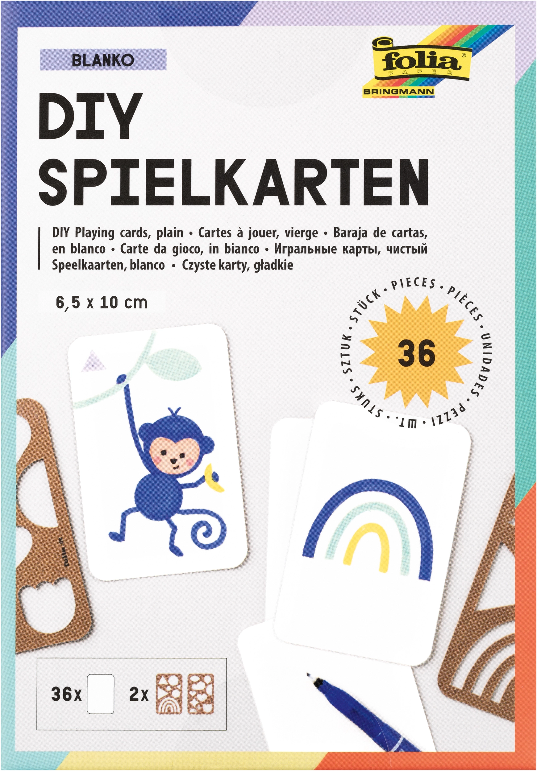 DIY Spielkarten, Blanko