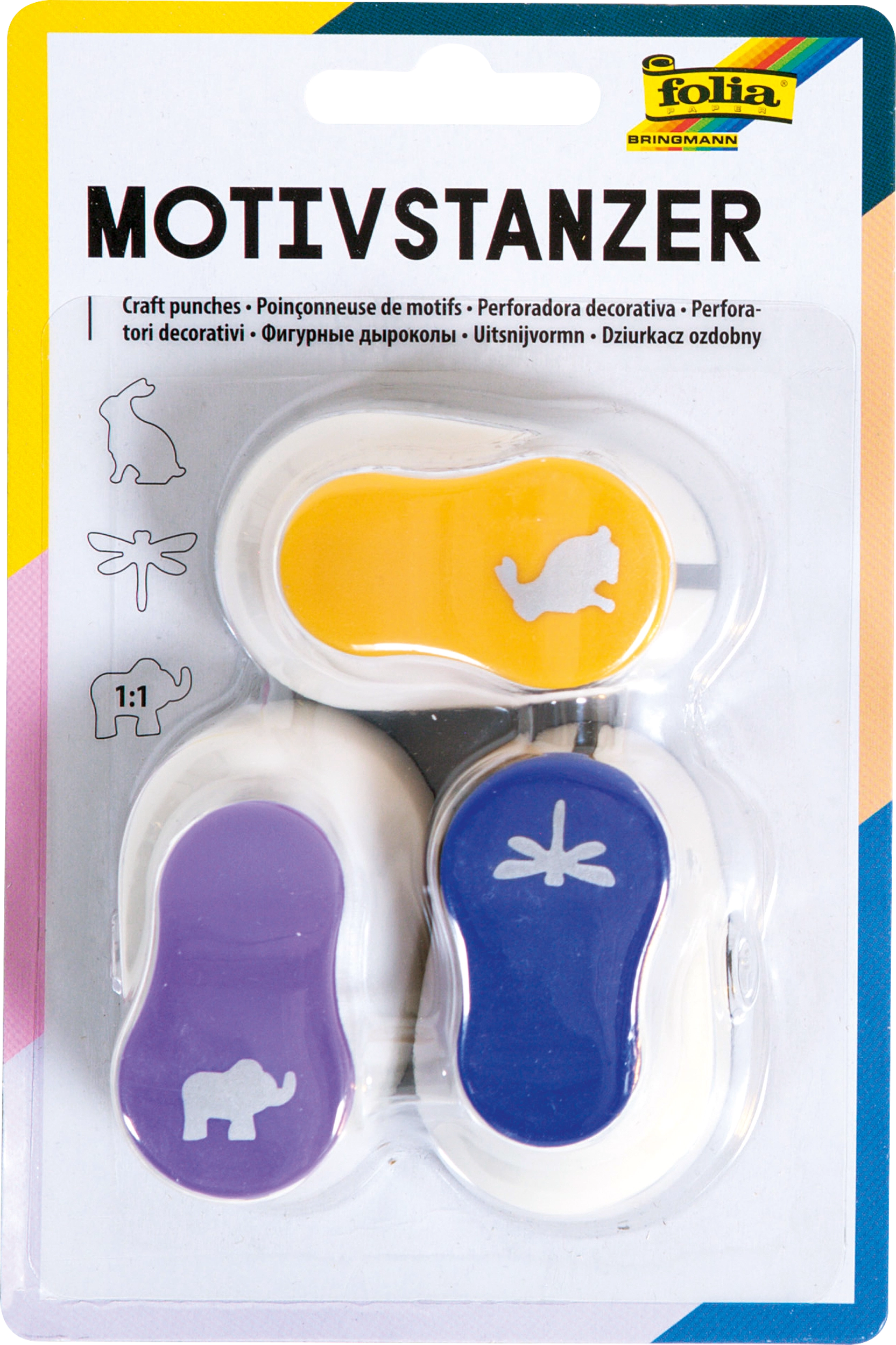 Motivstanzer, Ganzjahr 4, Size M, 3 Stanzer