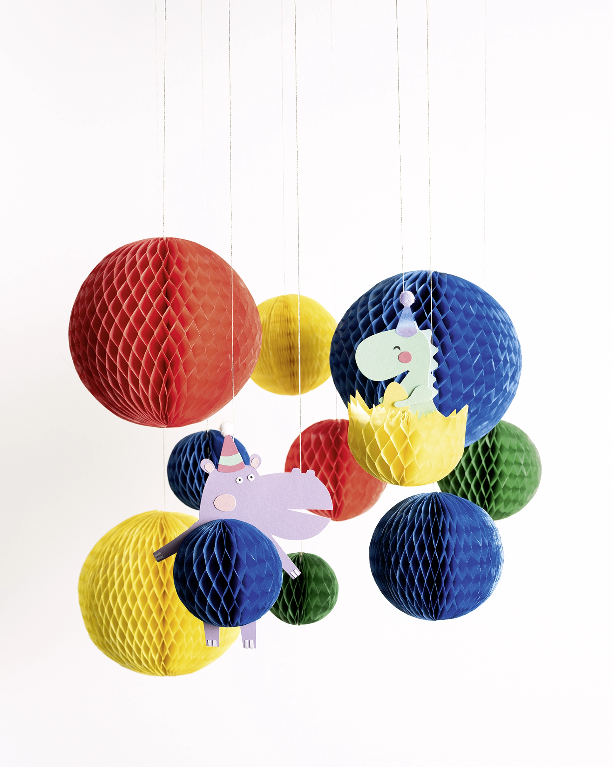 Tierische Wabenpapier Deko