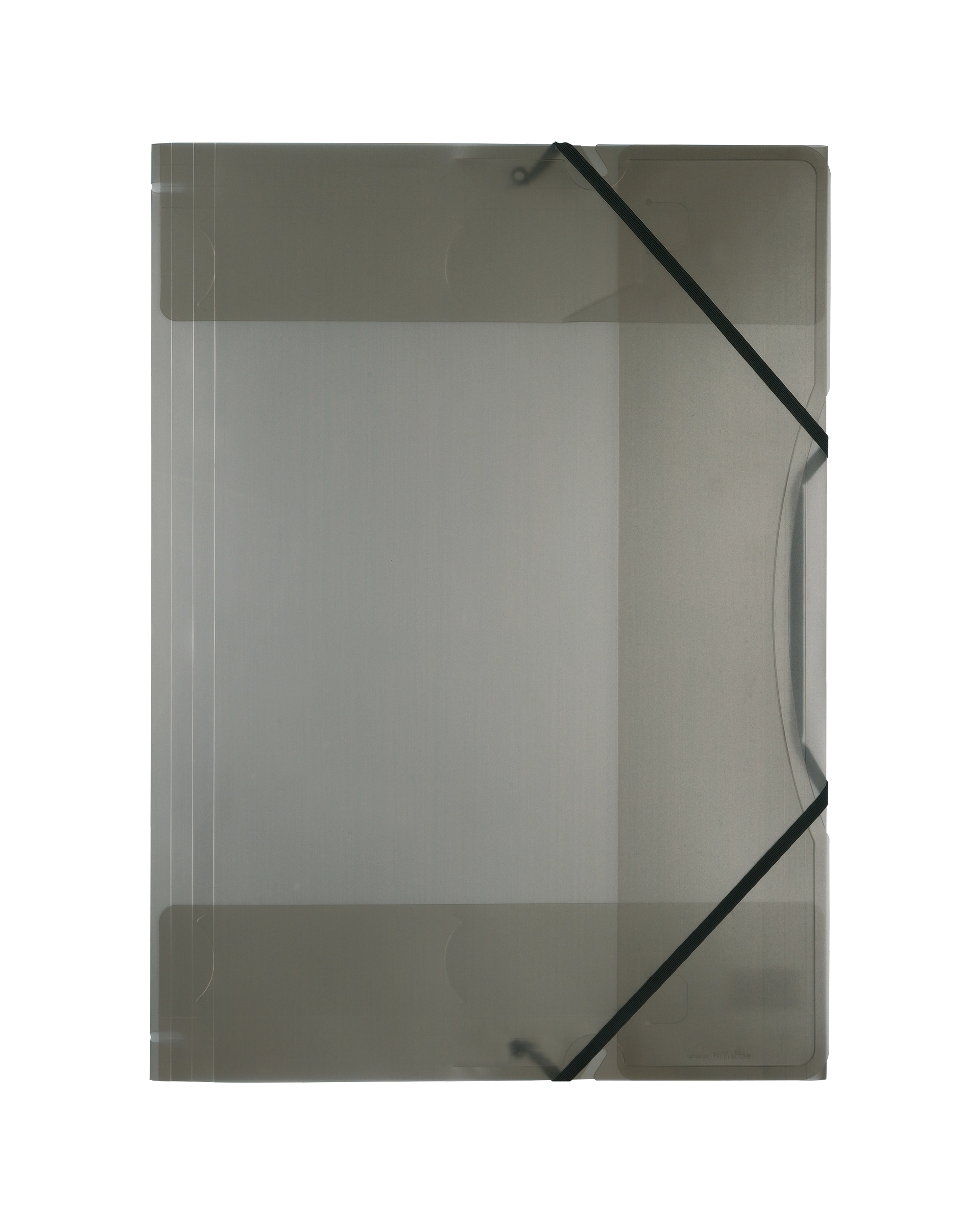 Kunststoff-Sammelmappe, Anthrazit, Transparent, DIN A3, 1 Stück, mit Einzel-EAN