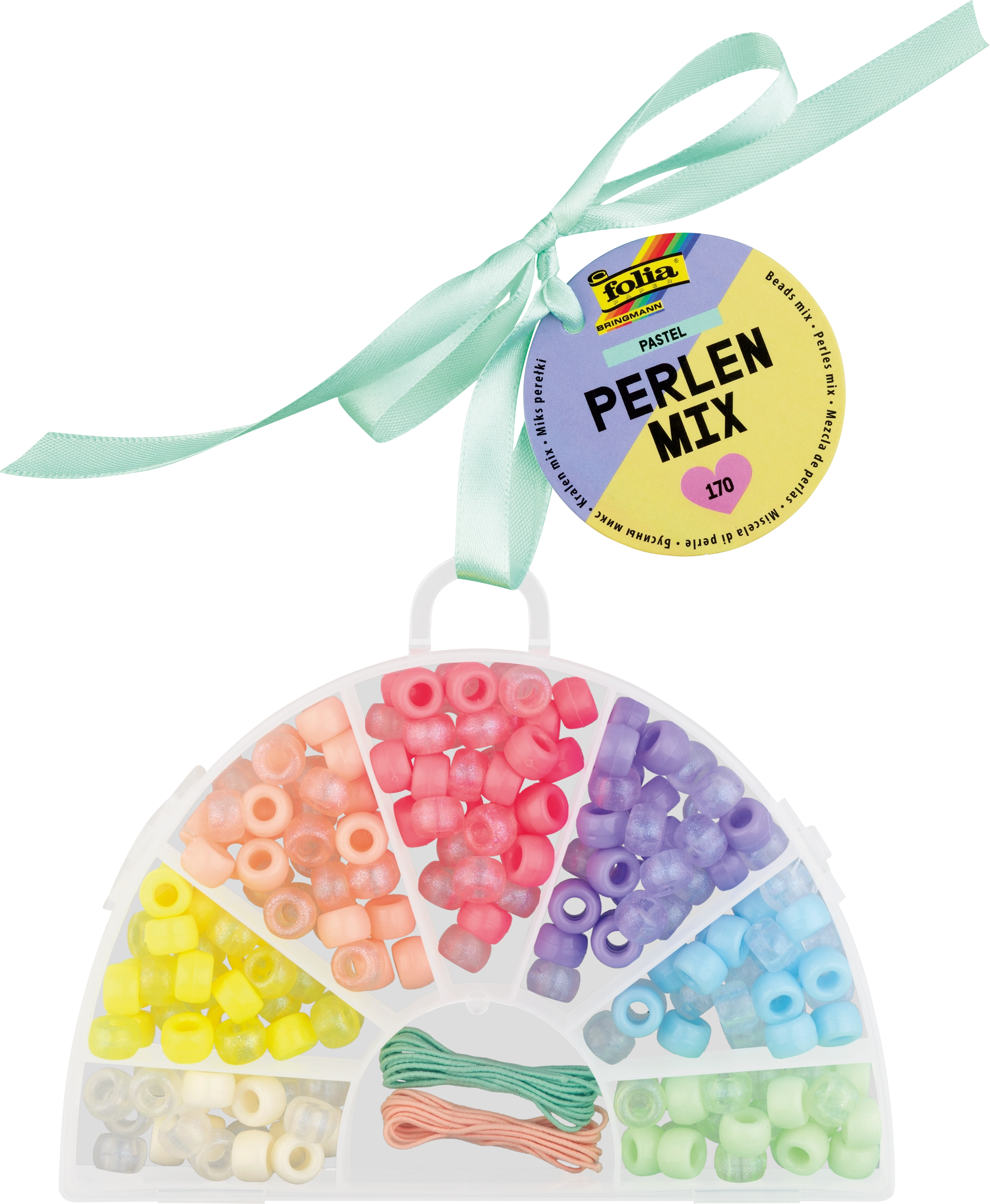 Beads Mix, Basic, 170 pieces