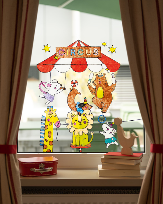 Window Color Circus