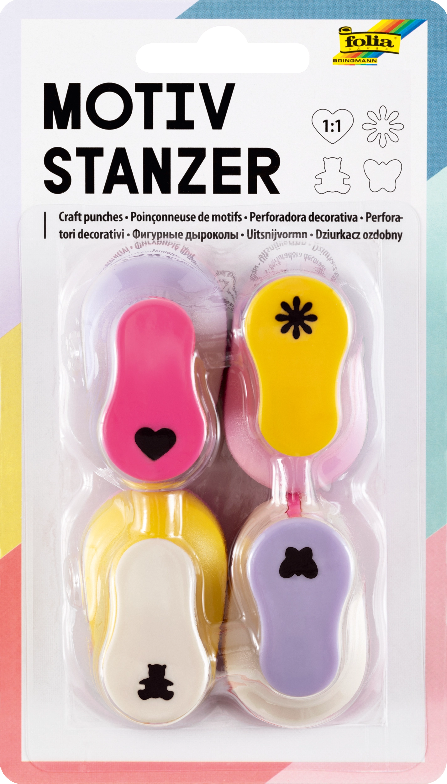 Craft Punches Mini , All Year, 4 punches