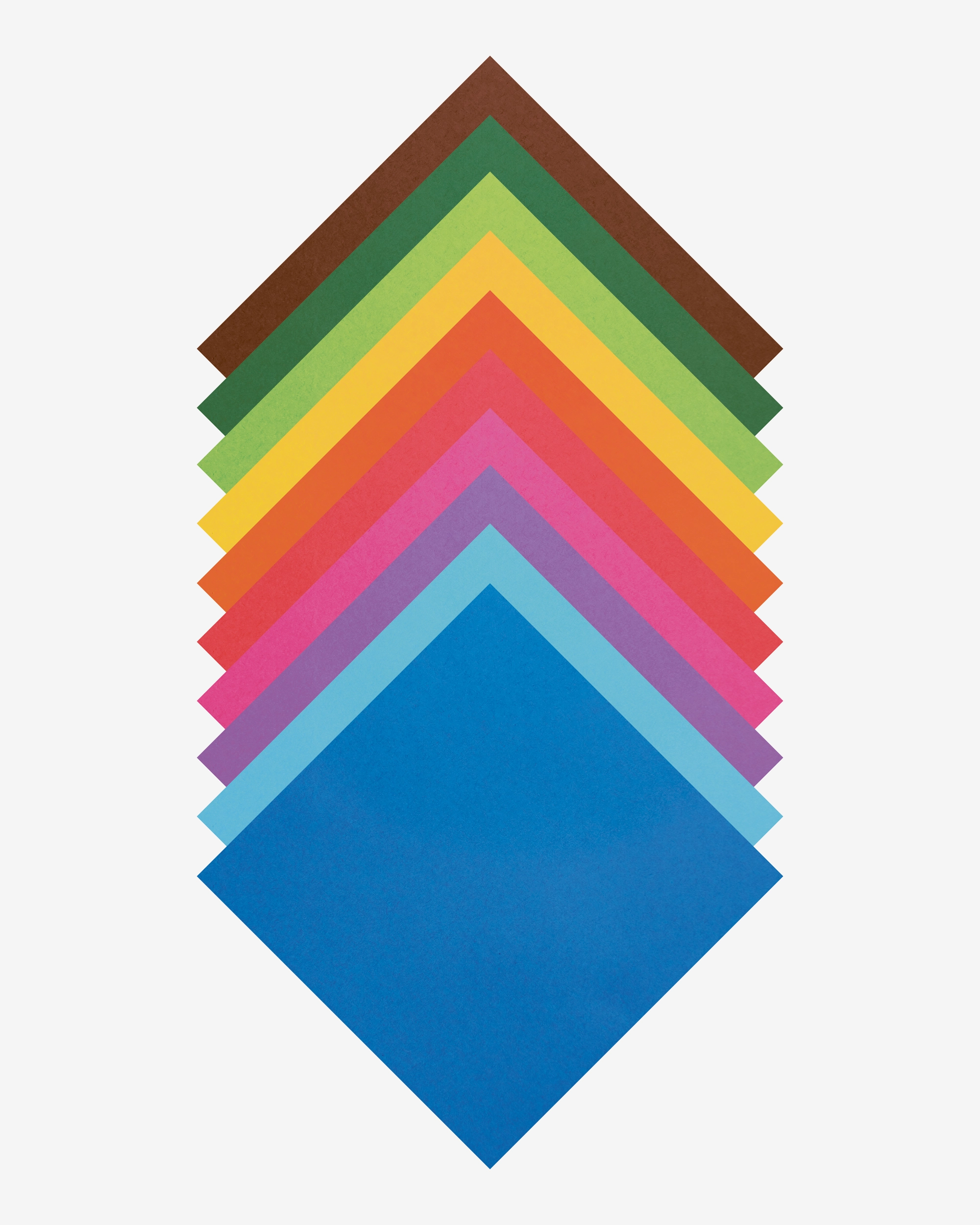 Origami Paper, Basic Mix, 12 x 12 cm, 70 g/m², 500 sheets