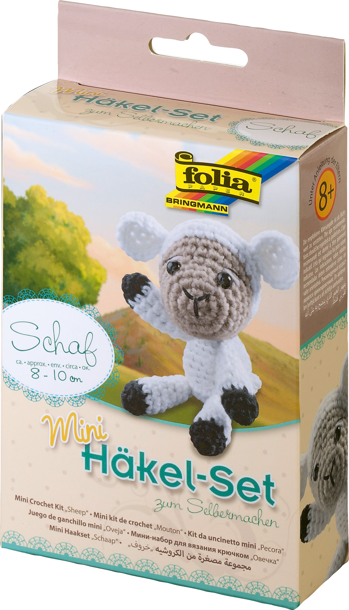 Mini Häkelsets, Schaf, 1 Stück