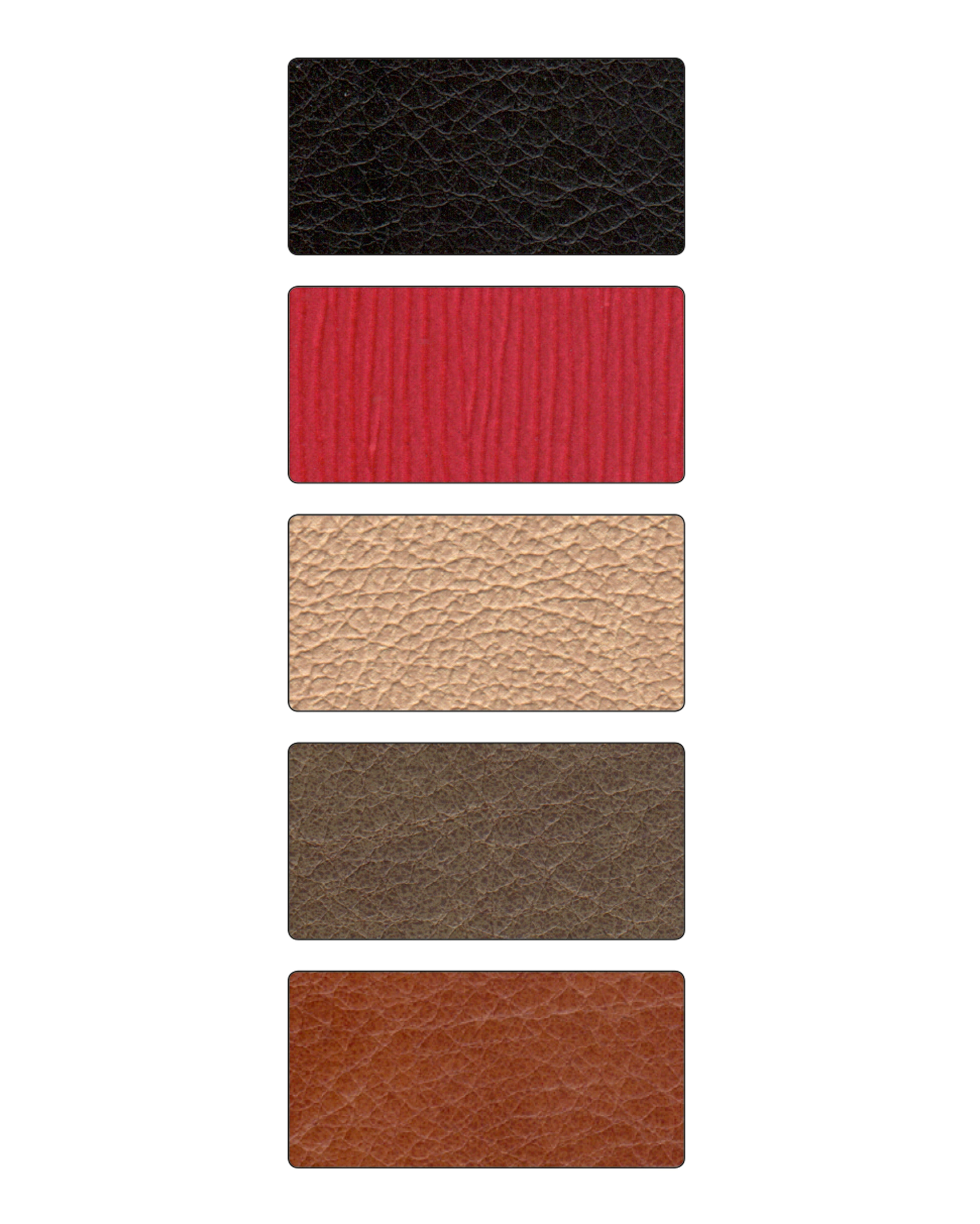 Kunstleder, 5 Farben Sortiert, 5 Blatt, mit Einzel-EAN