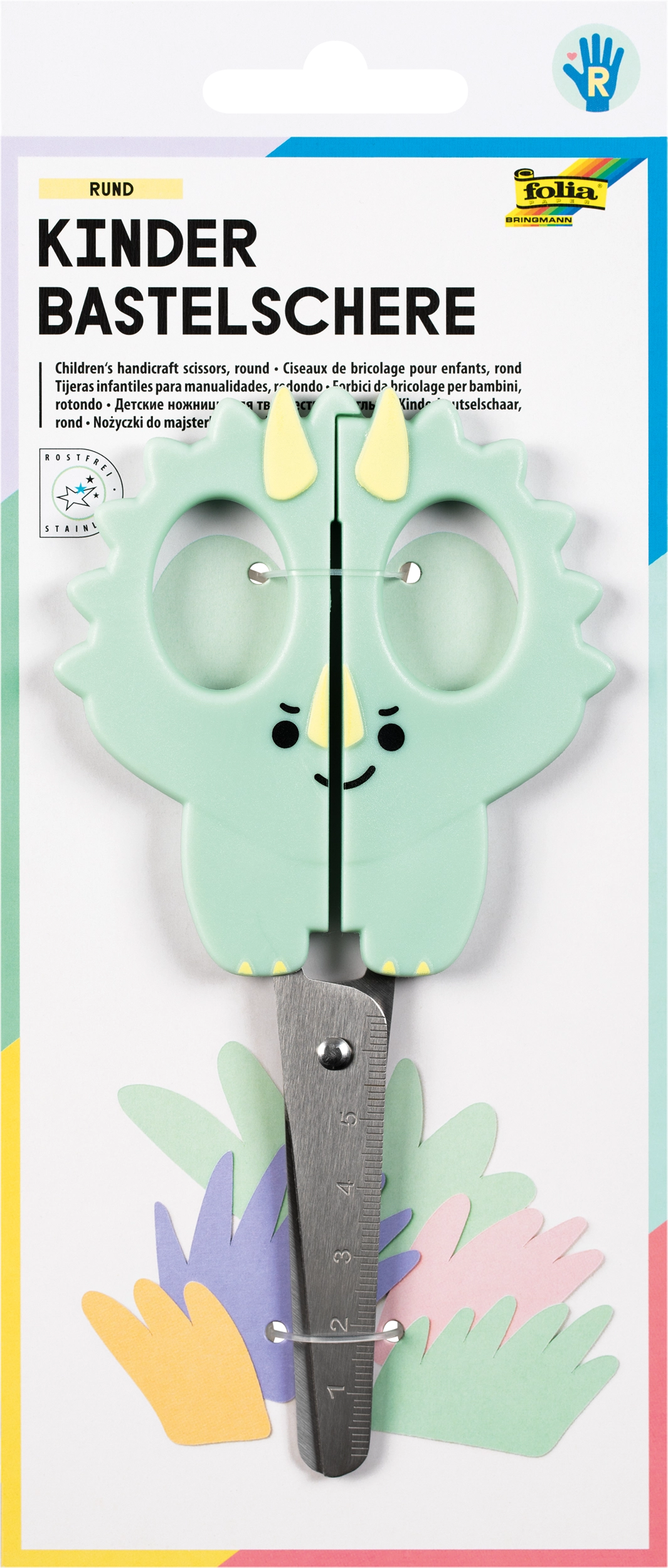 Kids Handicraft Scissors, Dino, 16 cm, 1 pair of scissors