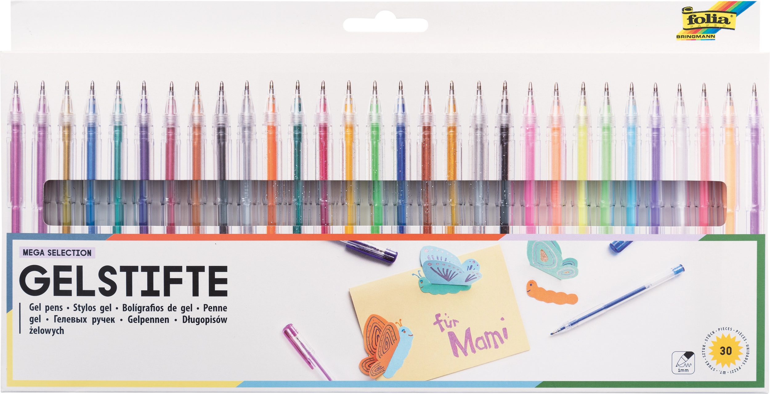 Gelstifte, Mega Selection, 30 Stifte