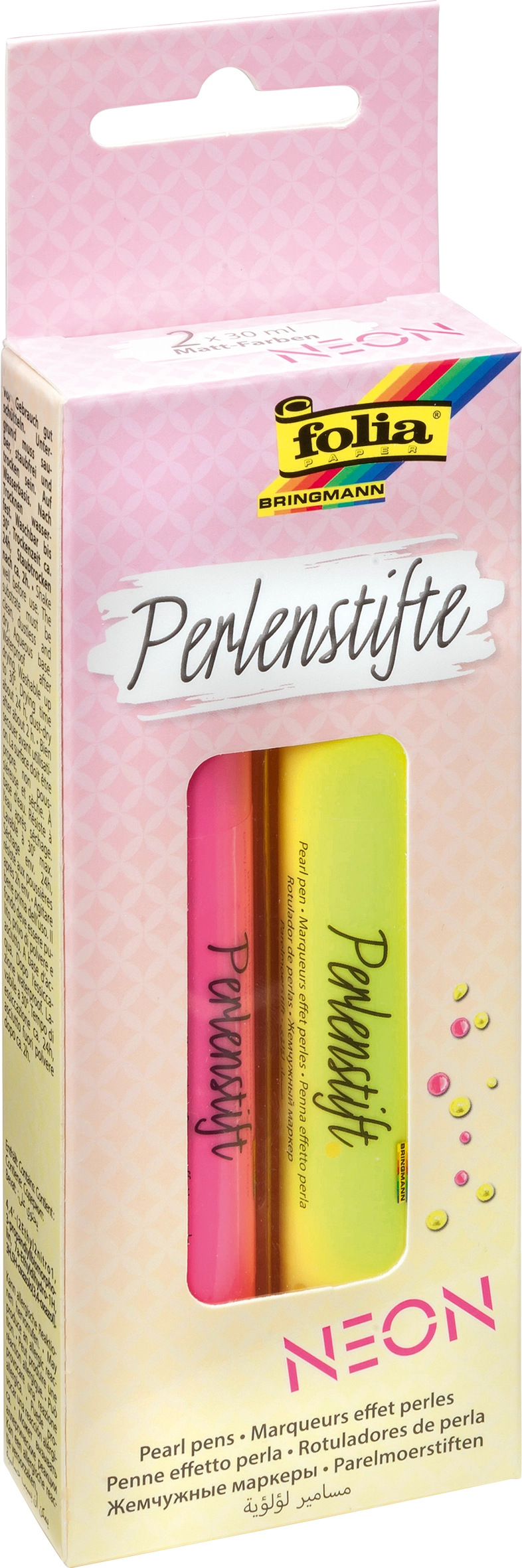 Perlen Maker Pen, Neon, 2 Stifte