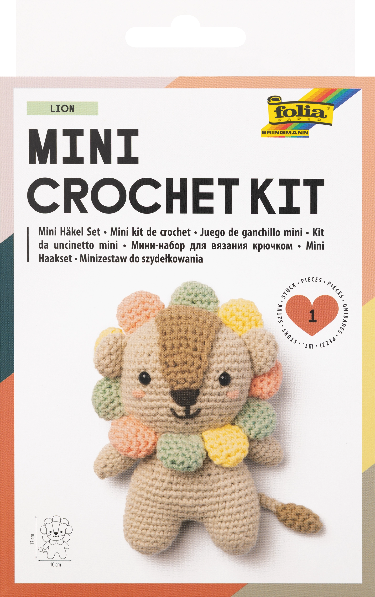 Mini Crochet Kit, Lion