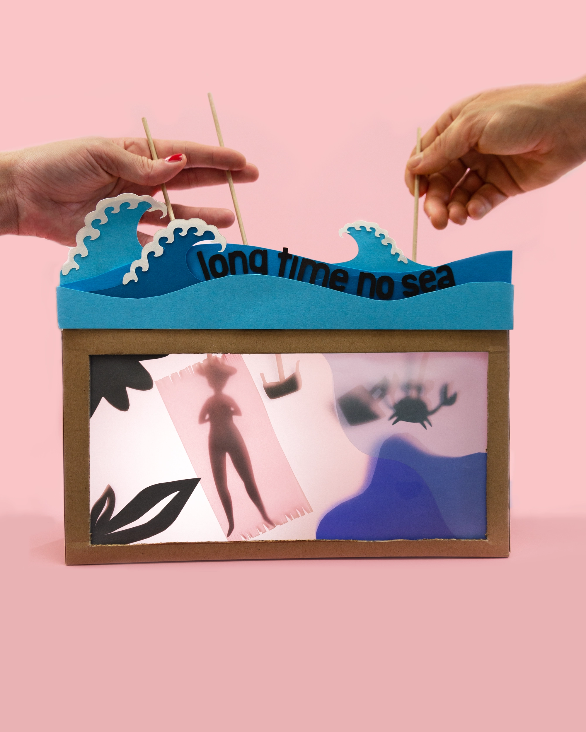 Upcycling Schuhkarton-Schattentheater