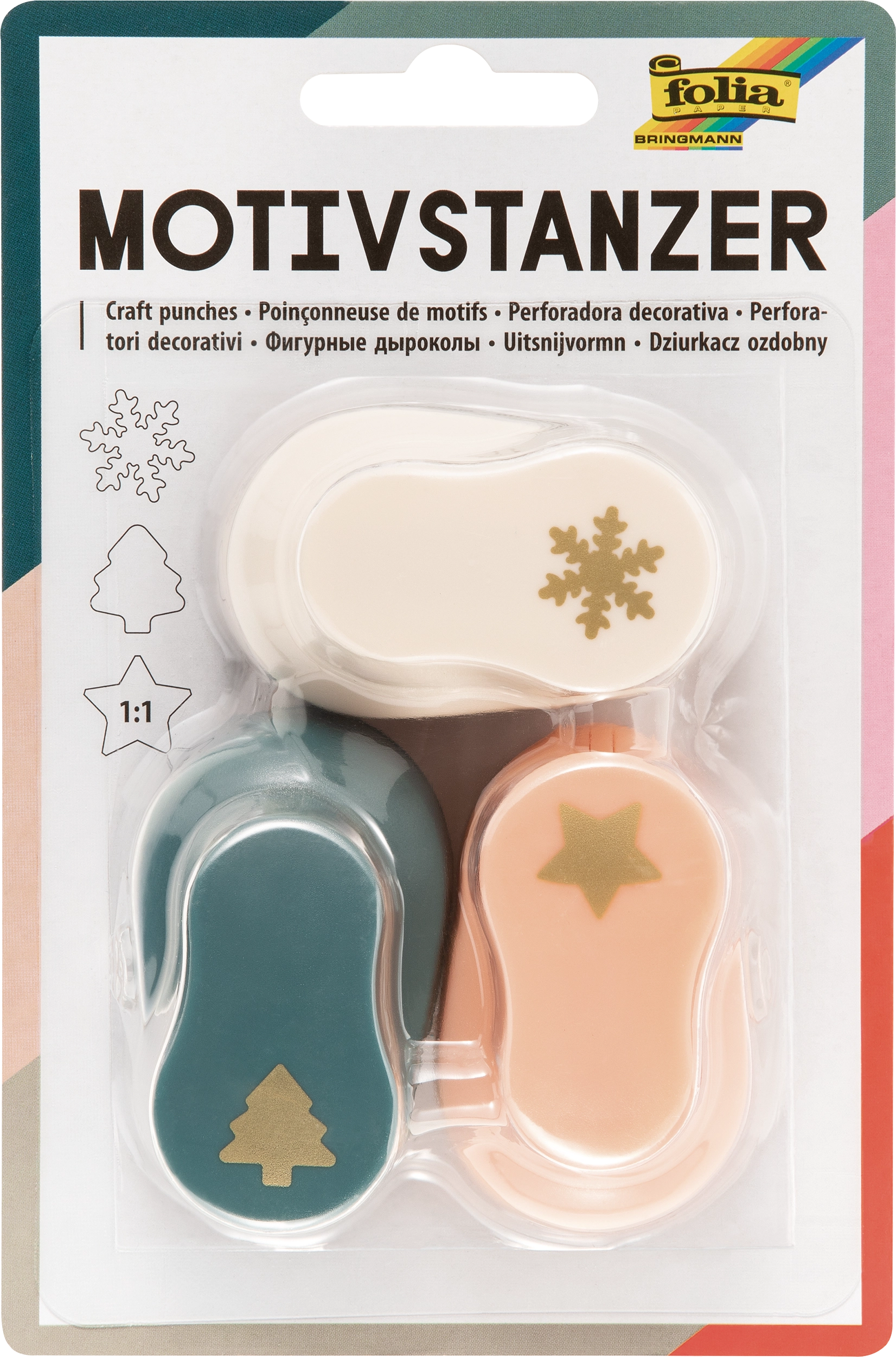 Motivstanzer, Christmas, Size M, 3 Stanzer