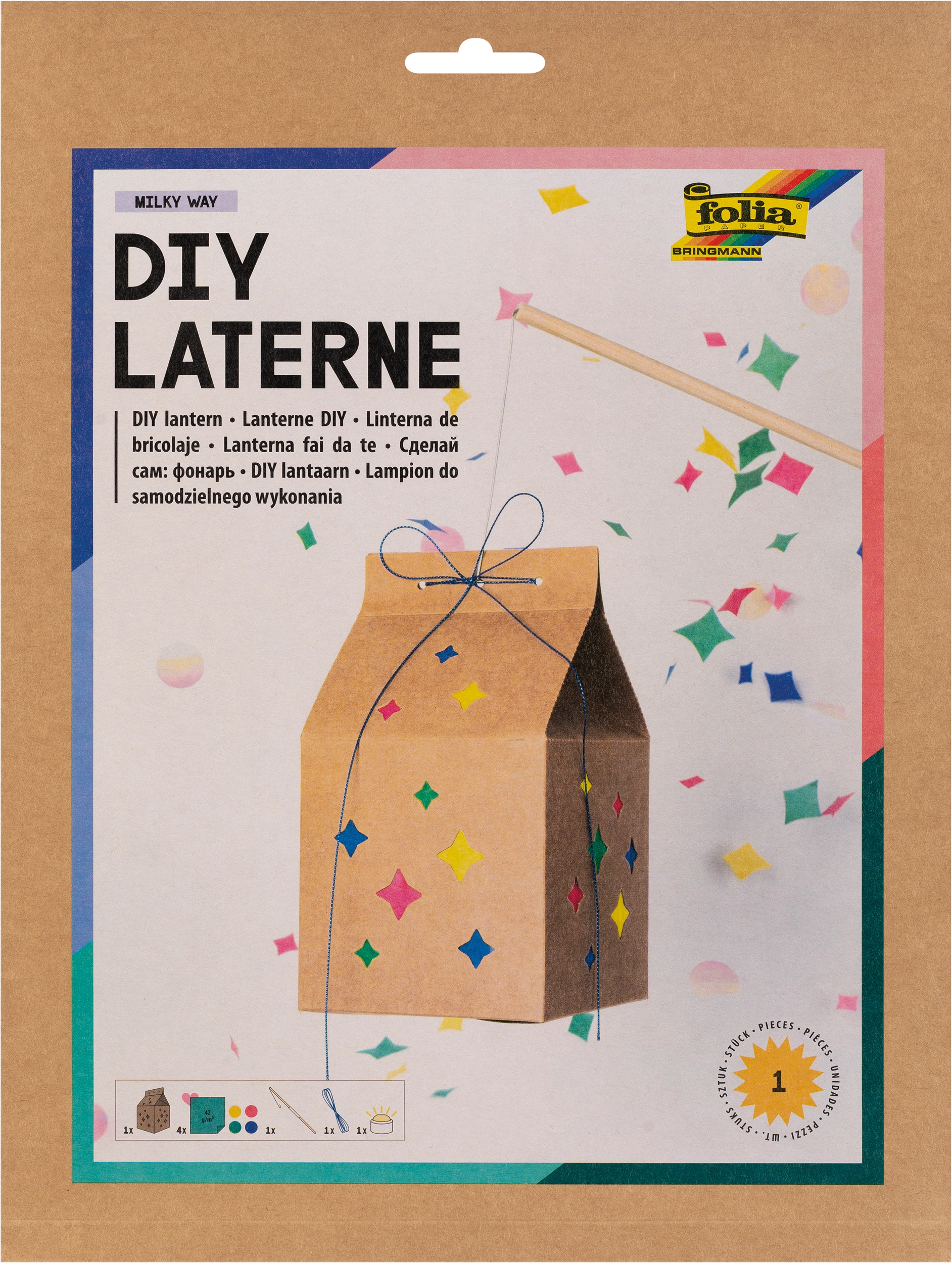 DIY Laterne, Milky Way