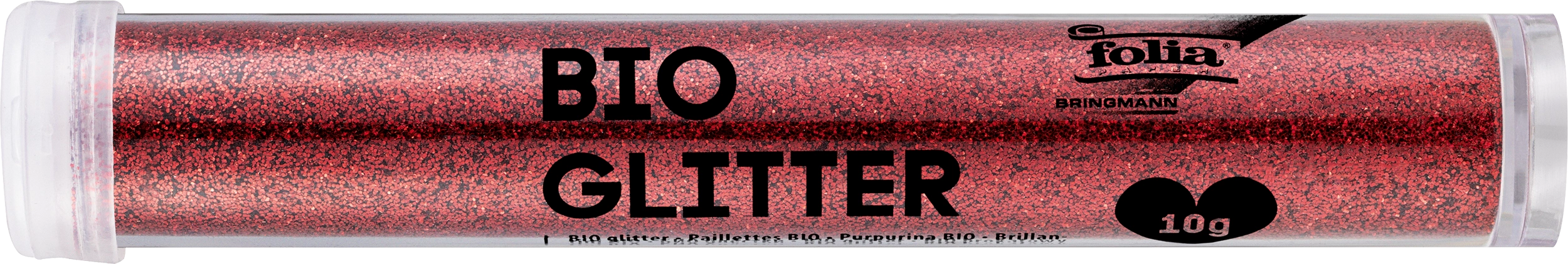 Bio Glitter, Rot, 10 g, 1 Dose