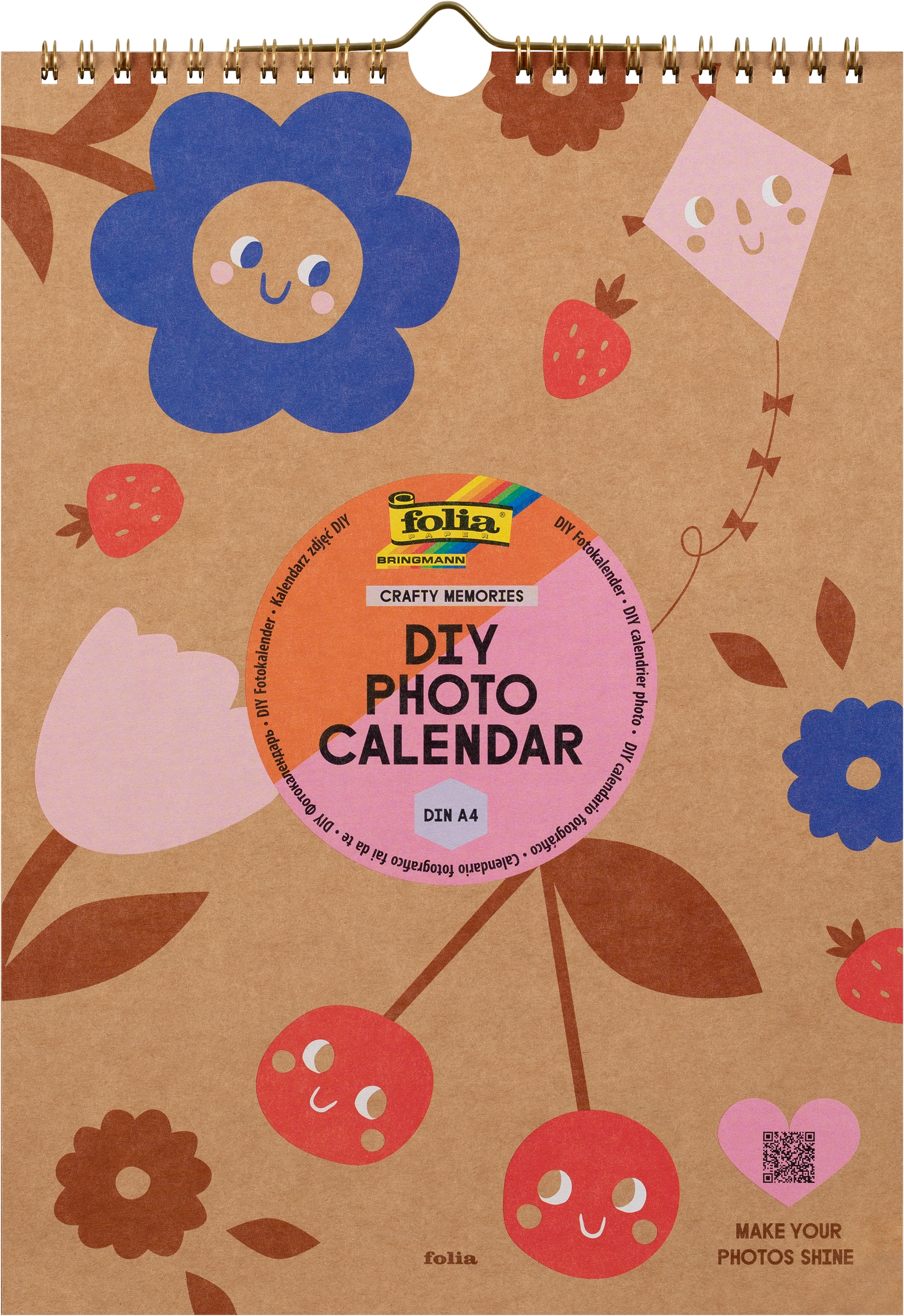 DIY Photo Calendar, Crafty Memories, DIN A4, 1 Stück