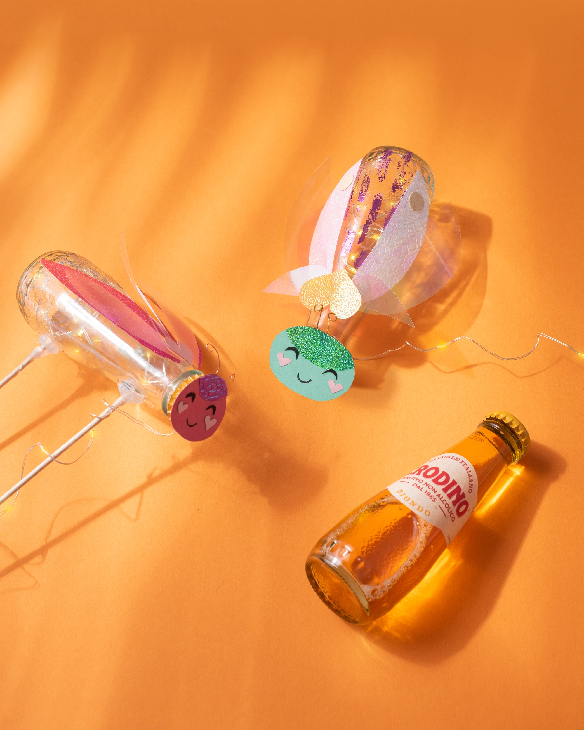 Leuchtkäfer Upcycling DIY