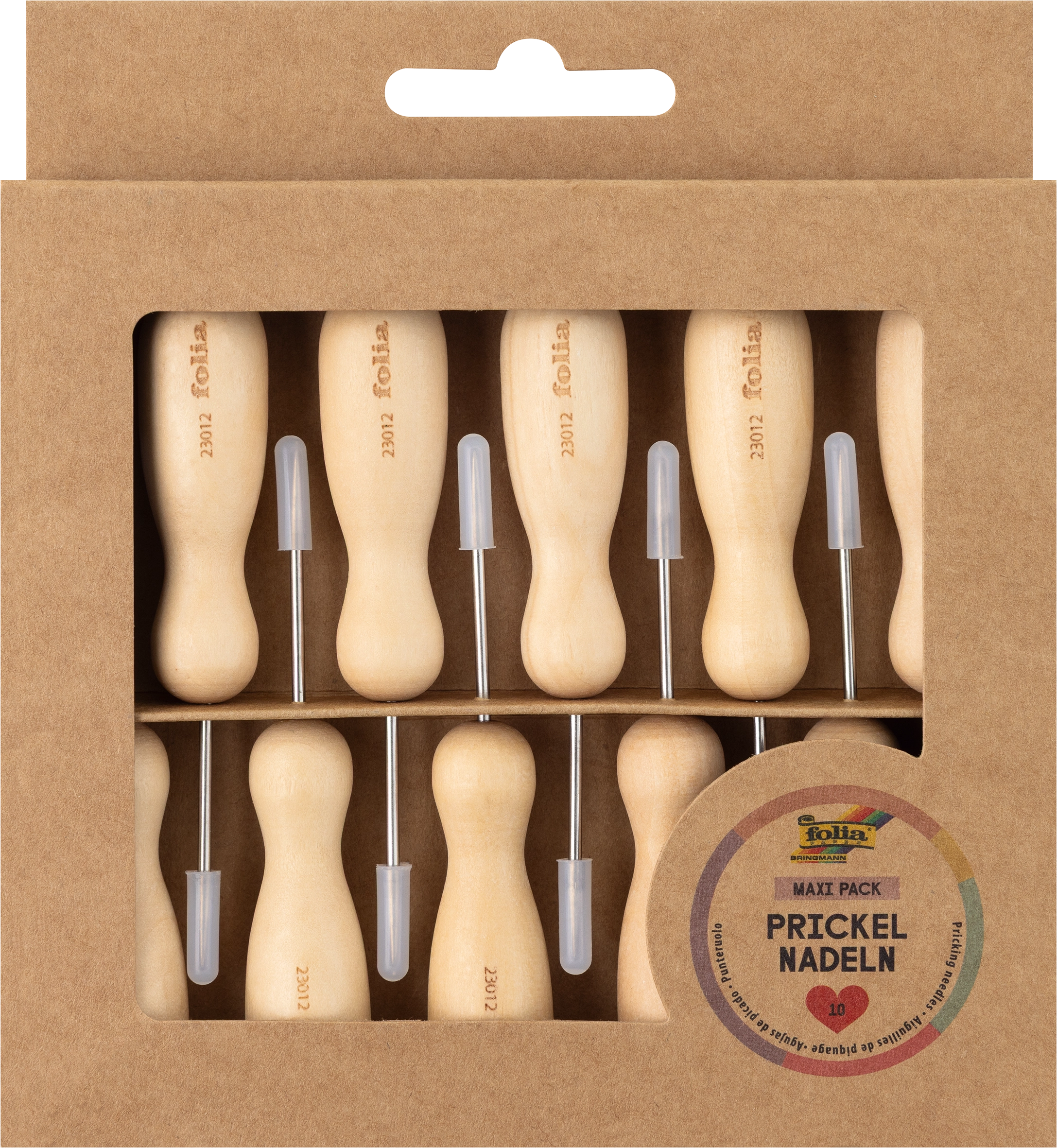 Pricking needels, 9 cm, 10 pieces