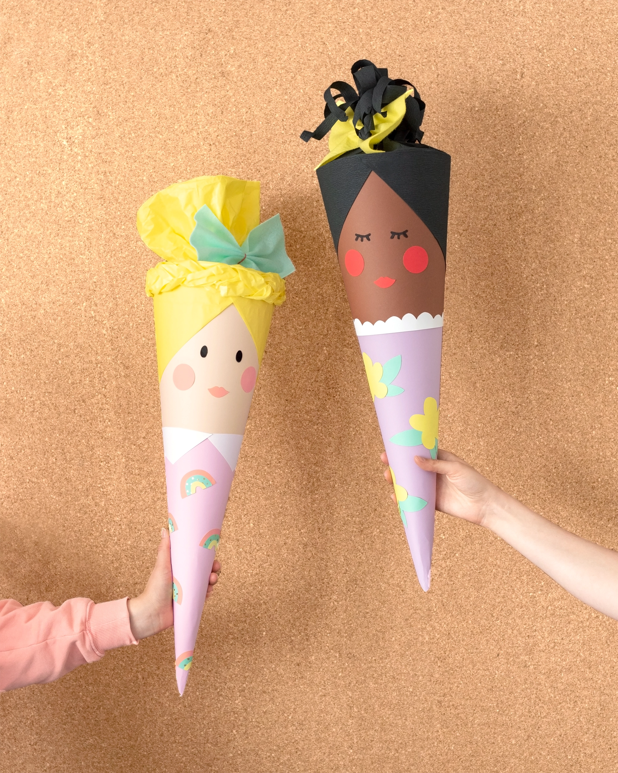 DIY Freundschafts-Schultüten