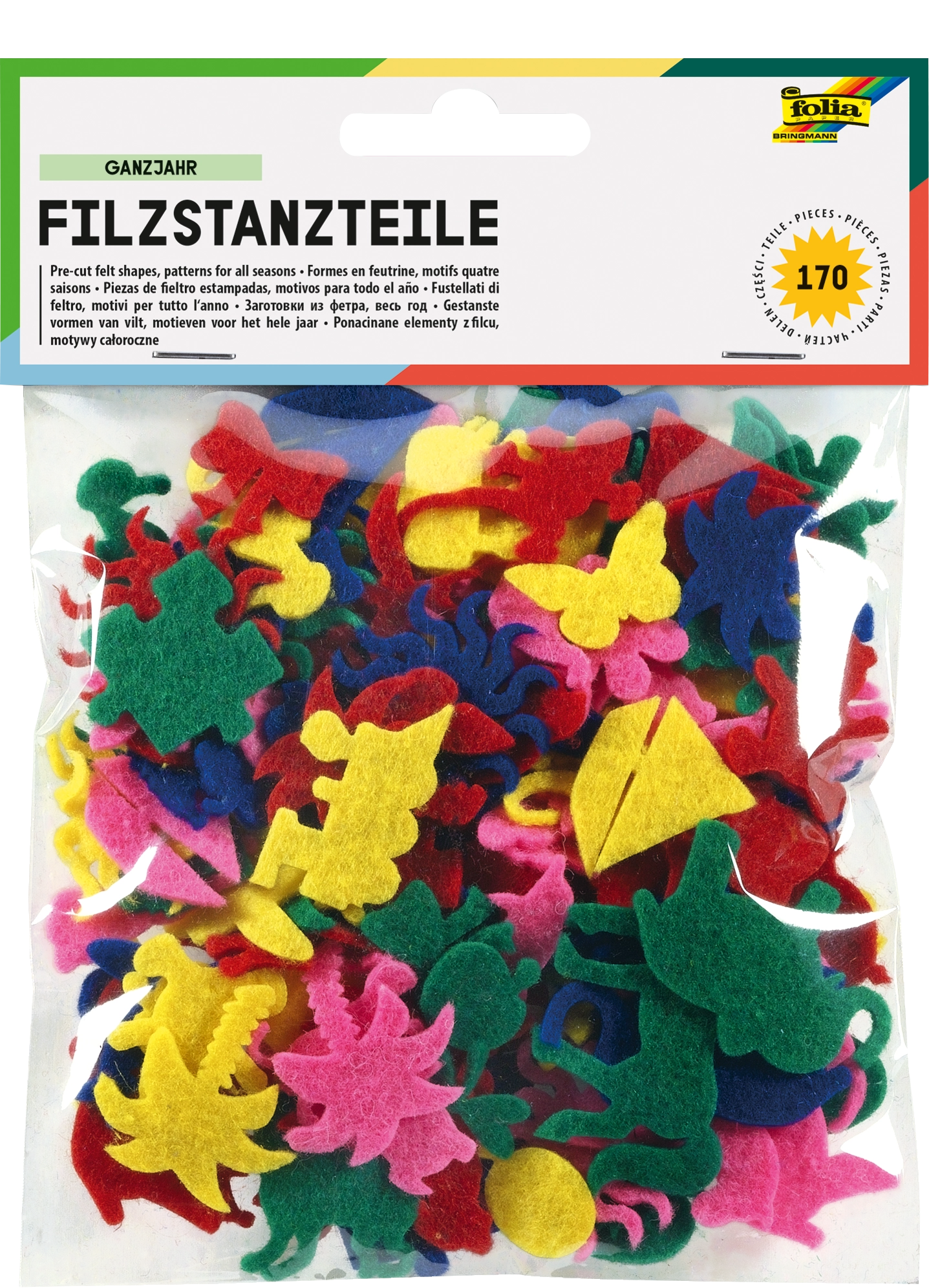 Felt Cut-Outs, All Year, 170 parts
