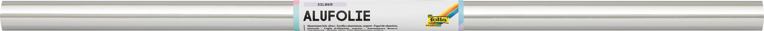Aluminium Foil Double-Sided, Silver / Silver, 50 x 78 cm, 1 roll