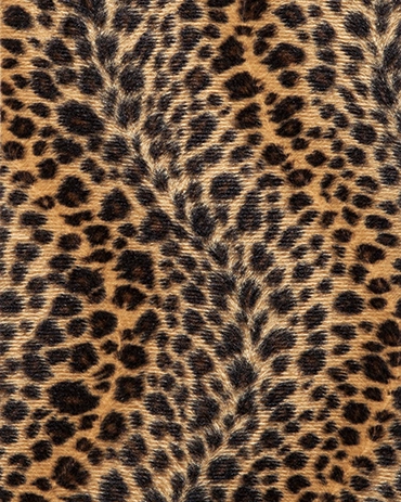 Animal Fur Plush, Leopard, 3 sheets, with individual EAN